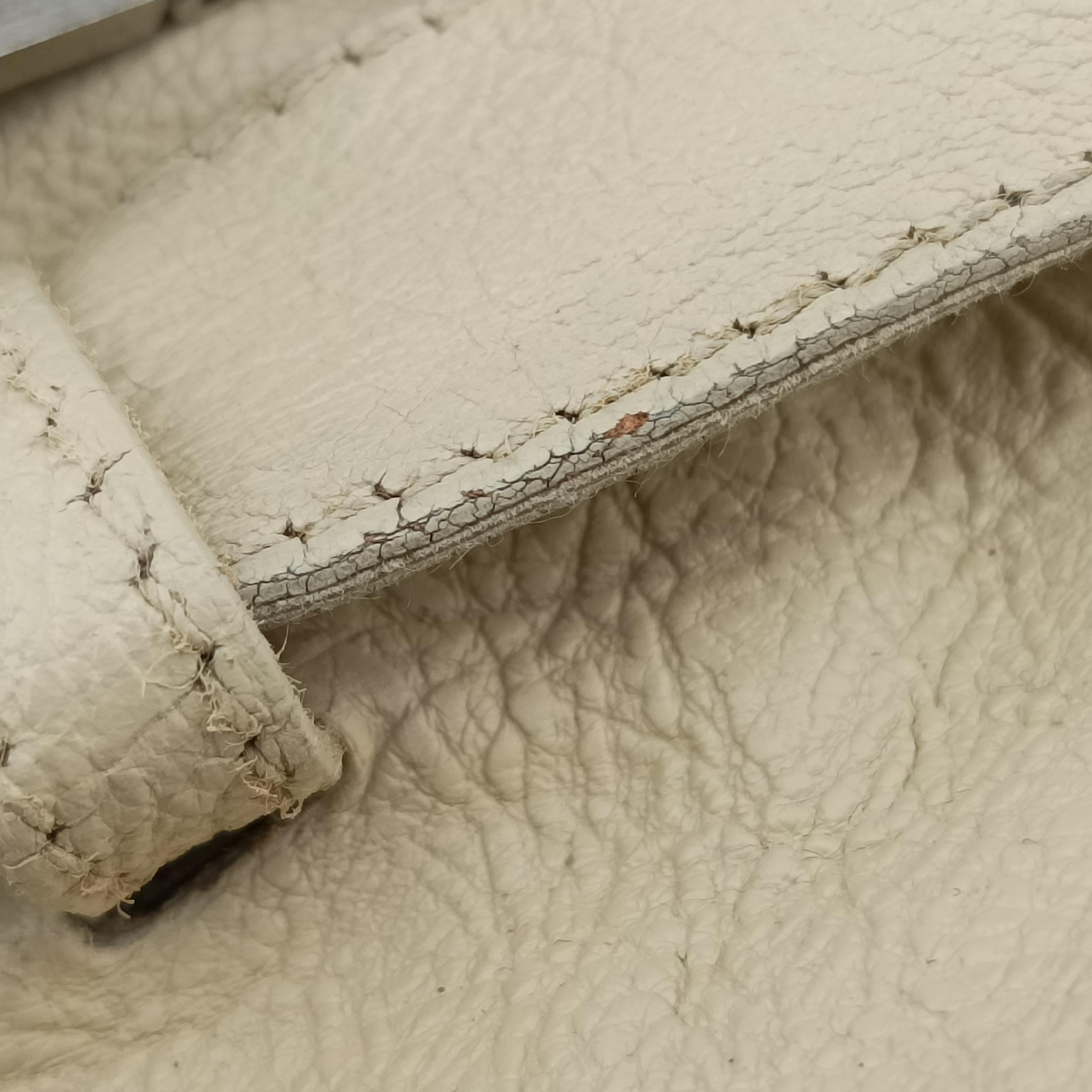Vintage Christian Dior Gaucho White Leather  shoulderbag | stylenewstar