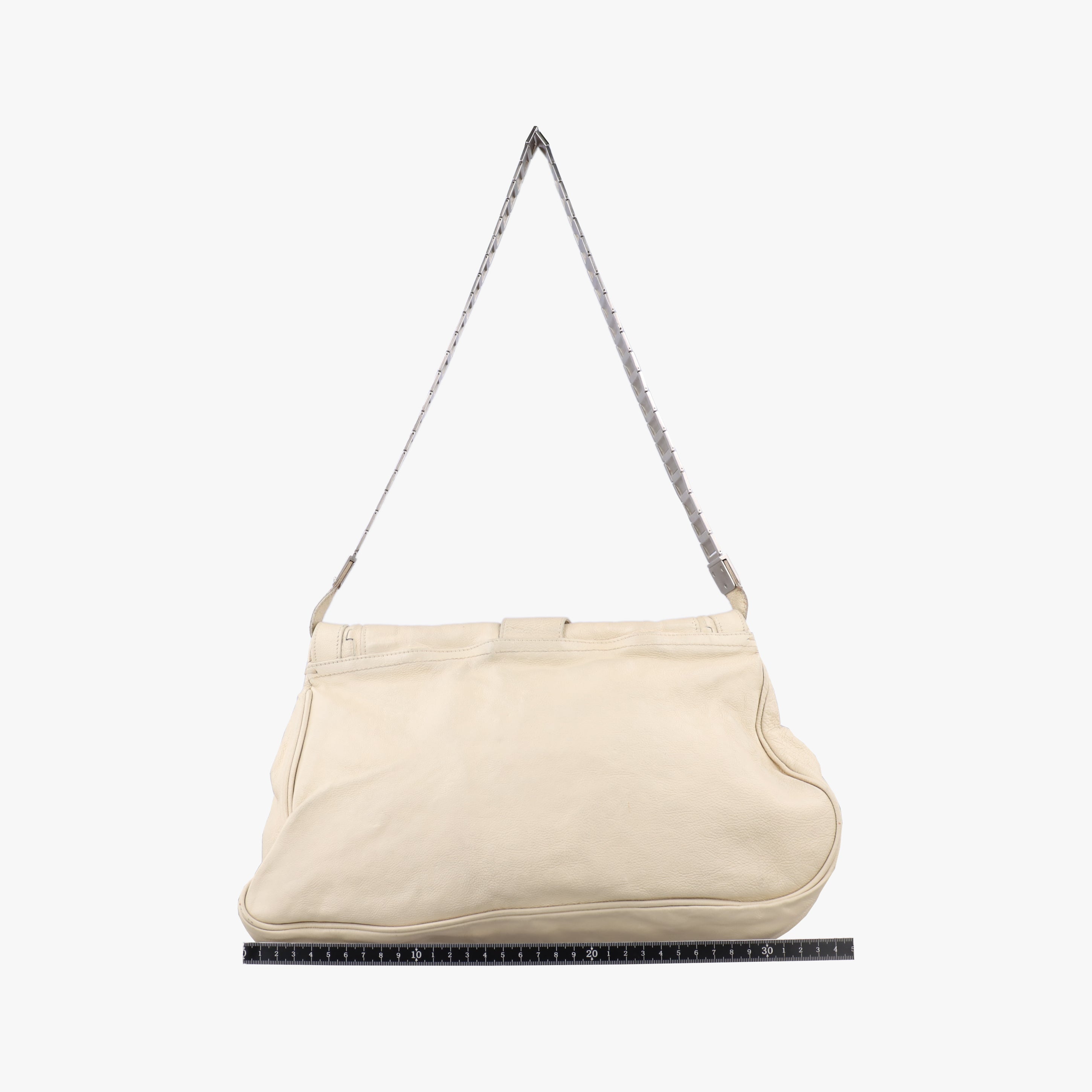 Vintage Christian Dior Gaucho White Leather  shoulderbag | stylenewstar