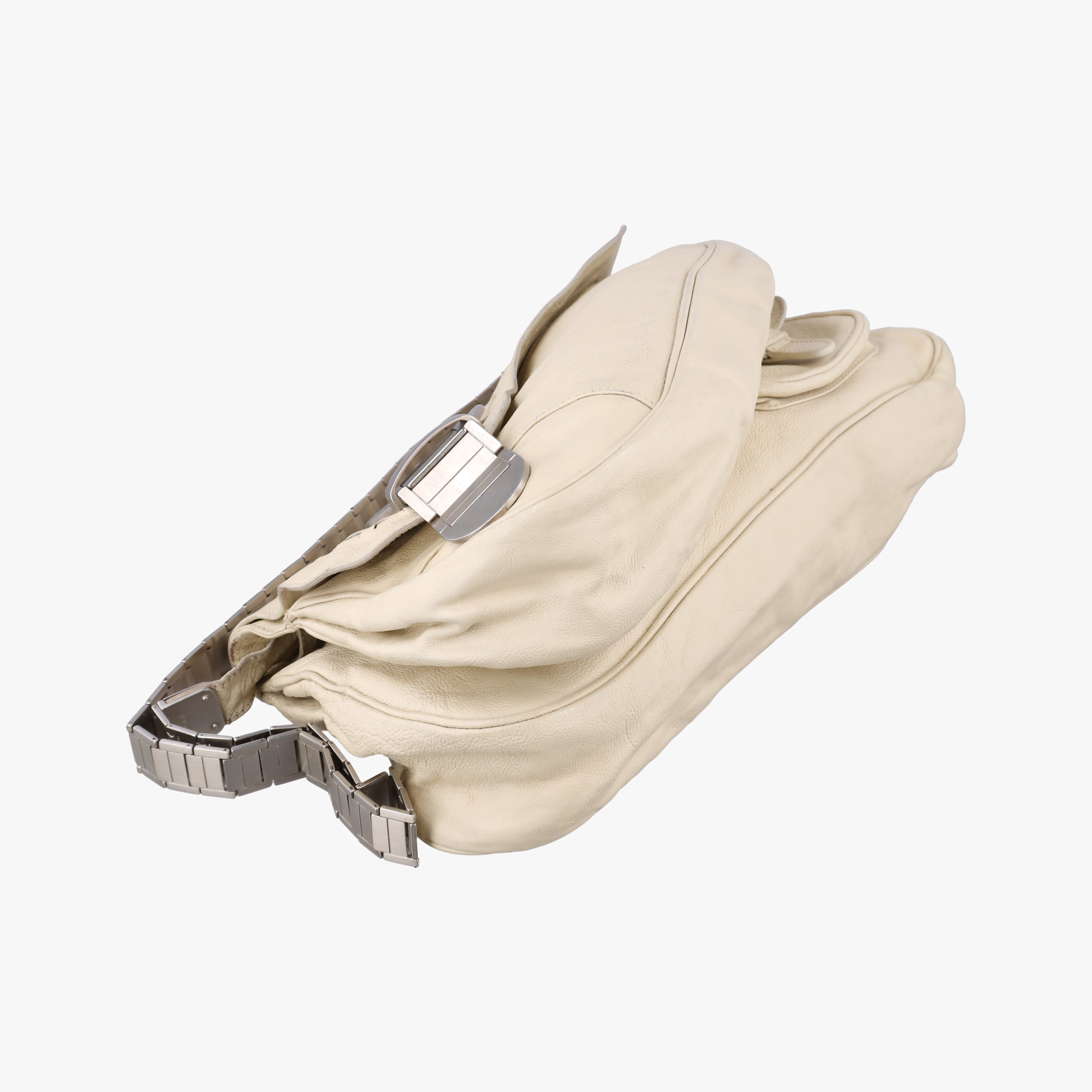 Vintage Christian Dior Gaucho White Leather  shoulderbag | stylenewstar