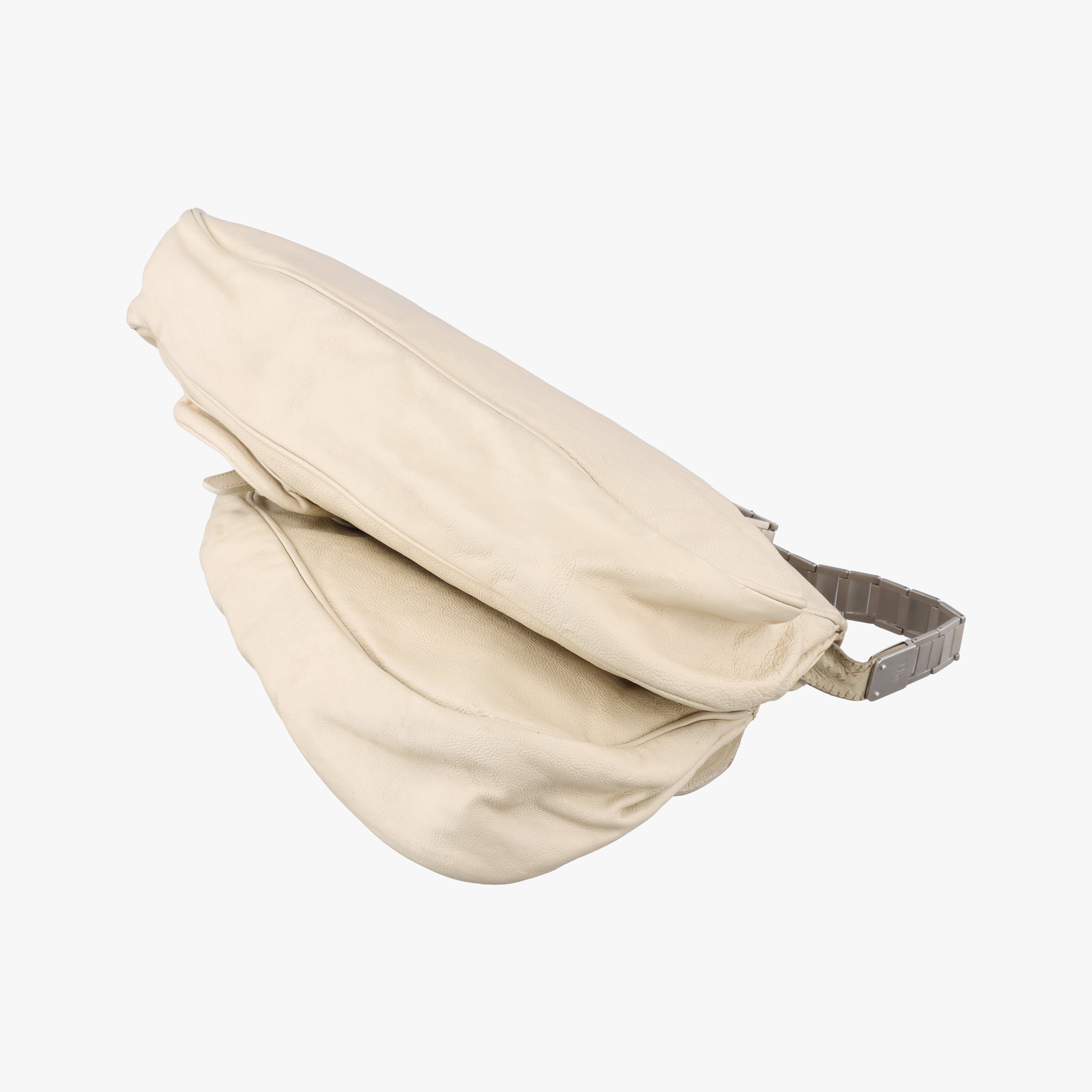 Vintage Christian Dior Gaucho White Leather  shoulderbag | stylenewstar