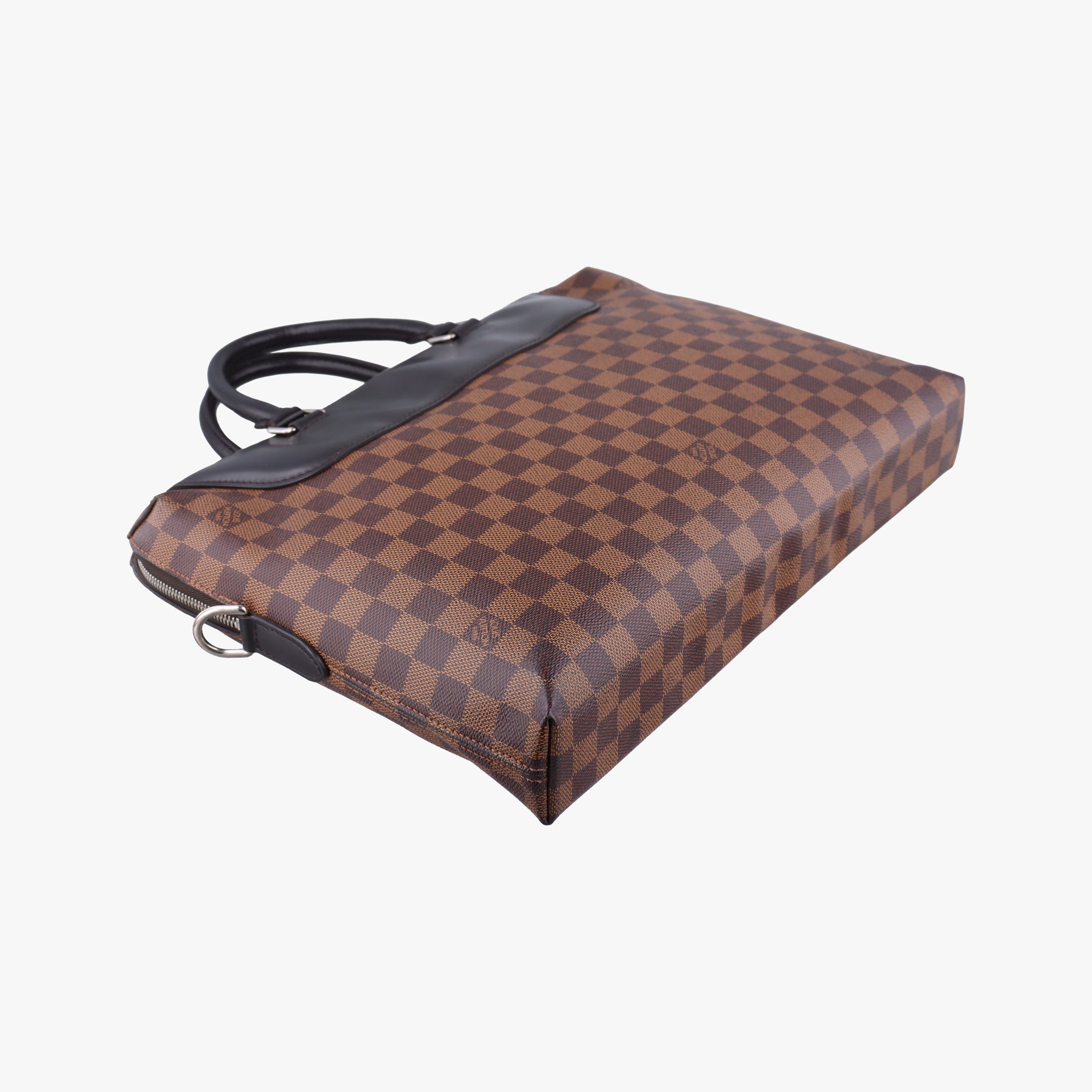 Vintage Louis Vuitton PDJ Port Document Jour Ebene x Noir Damier canvas x leather N41438 handbag | stylenewstar