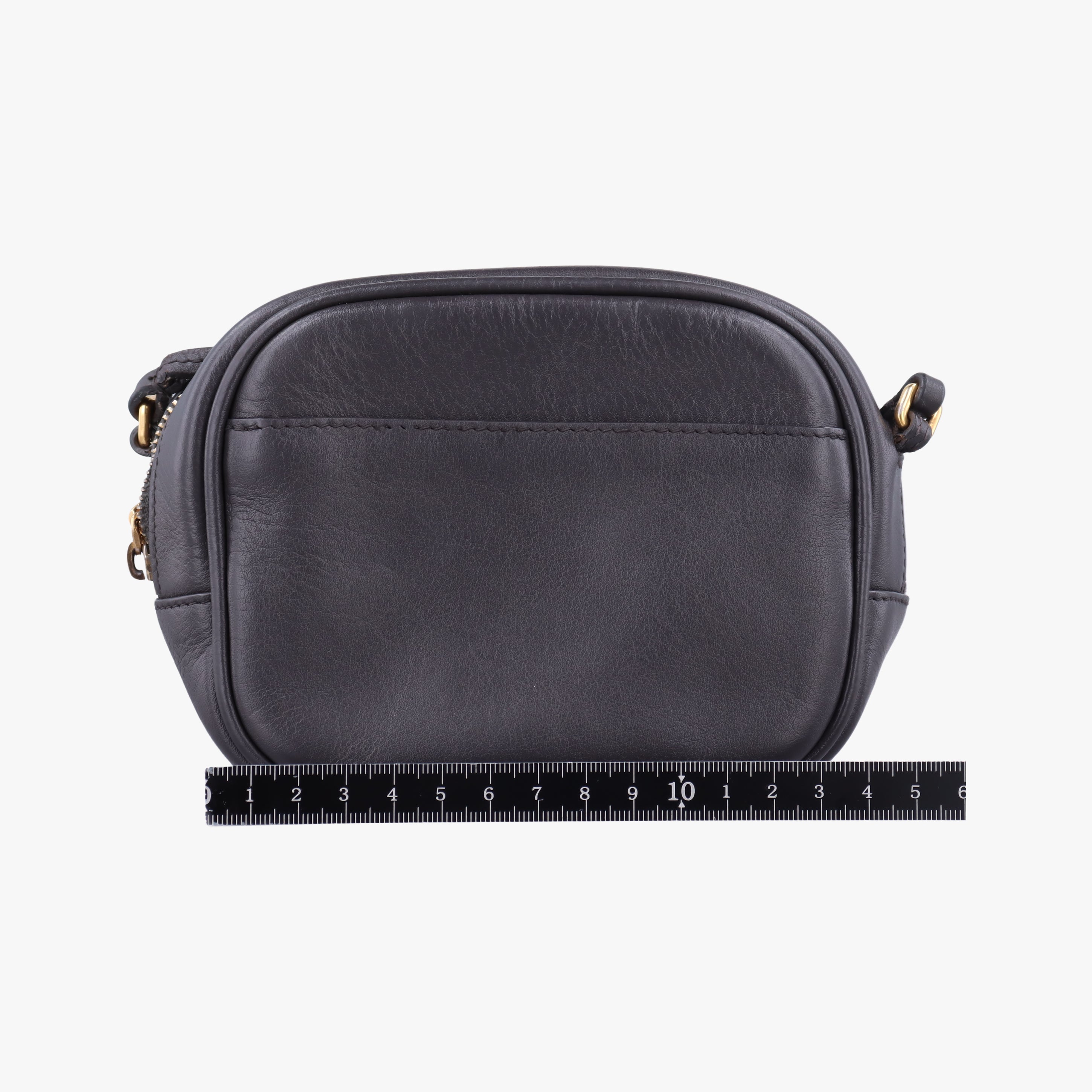 Pre-owned Yves Saint Laurent Monogram Blogger Gray Series Leather 425317 shoulderbag | stylenewstar