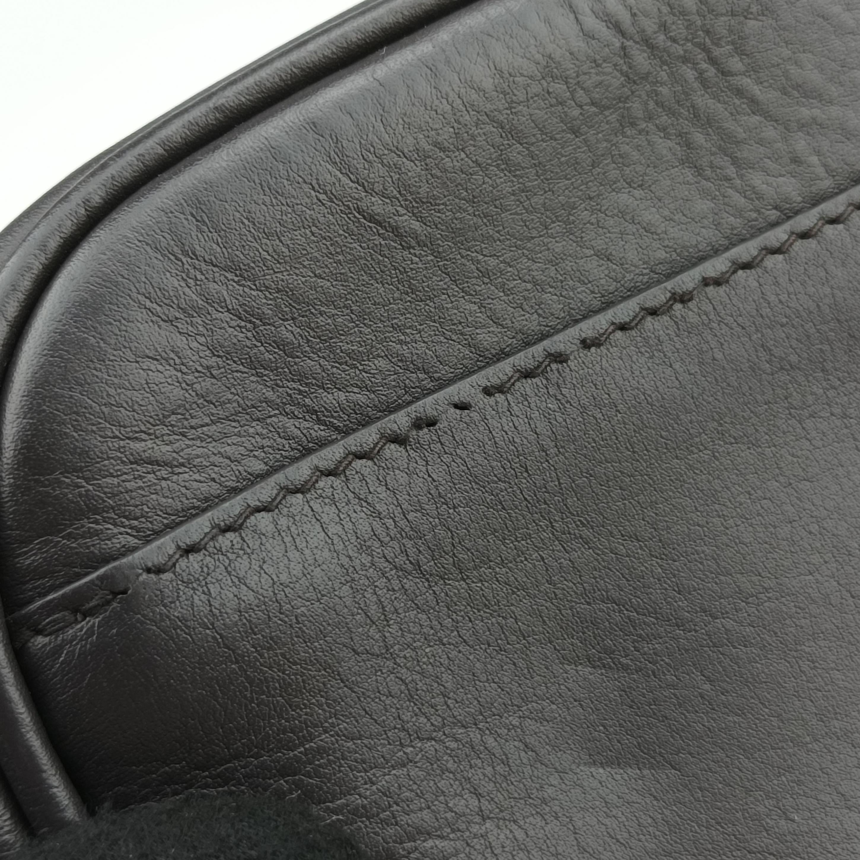 Pre-owned Yves Saint Laurent Monogram Blogger Gray Series Leather 425317 shoulderbag | stylenewstar