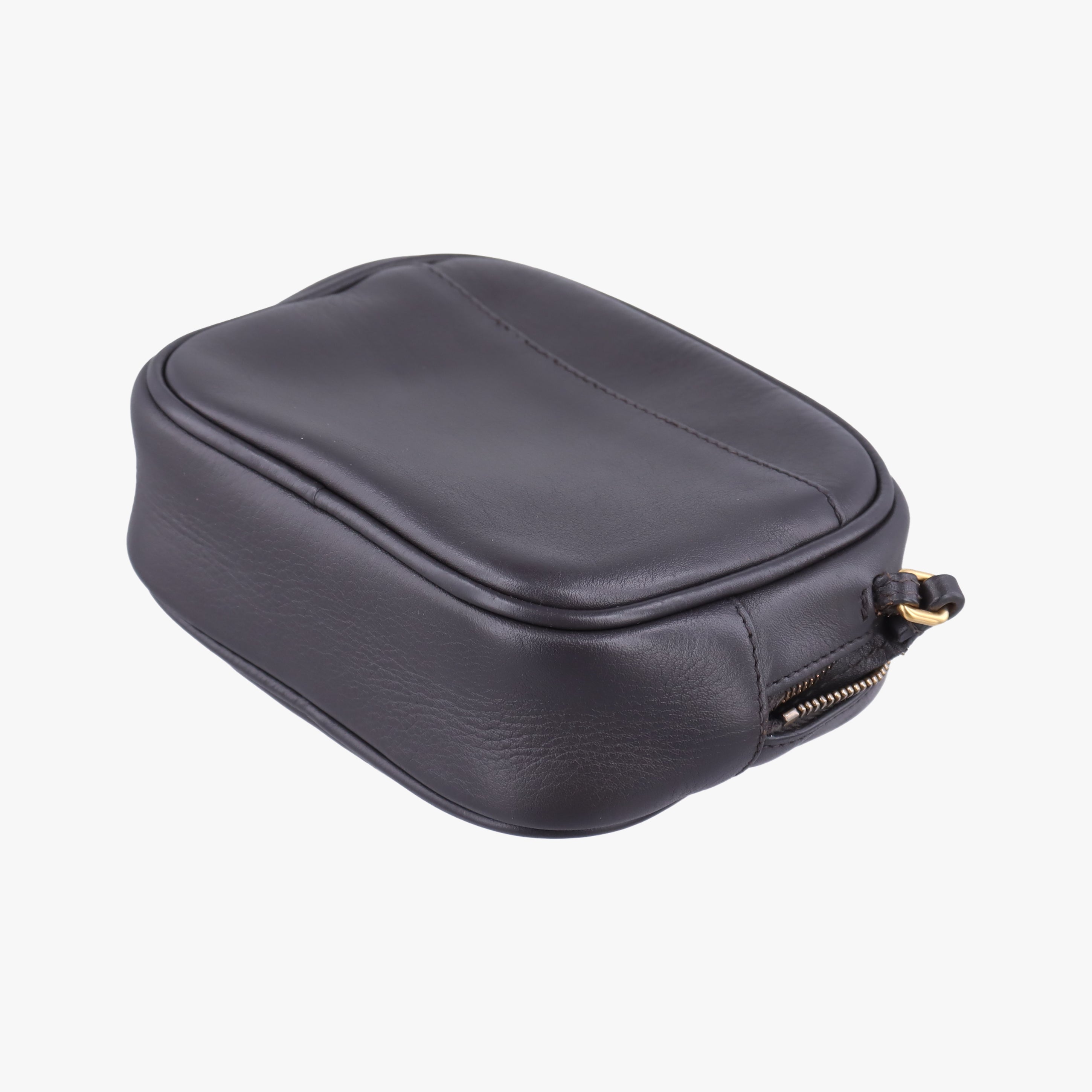 Pre-owned Yves Saint Laurent Monogram Blogger Gray Series Leather 425317 shoulderbag | stylenewstar