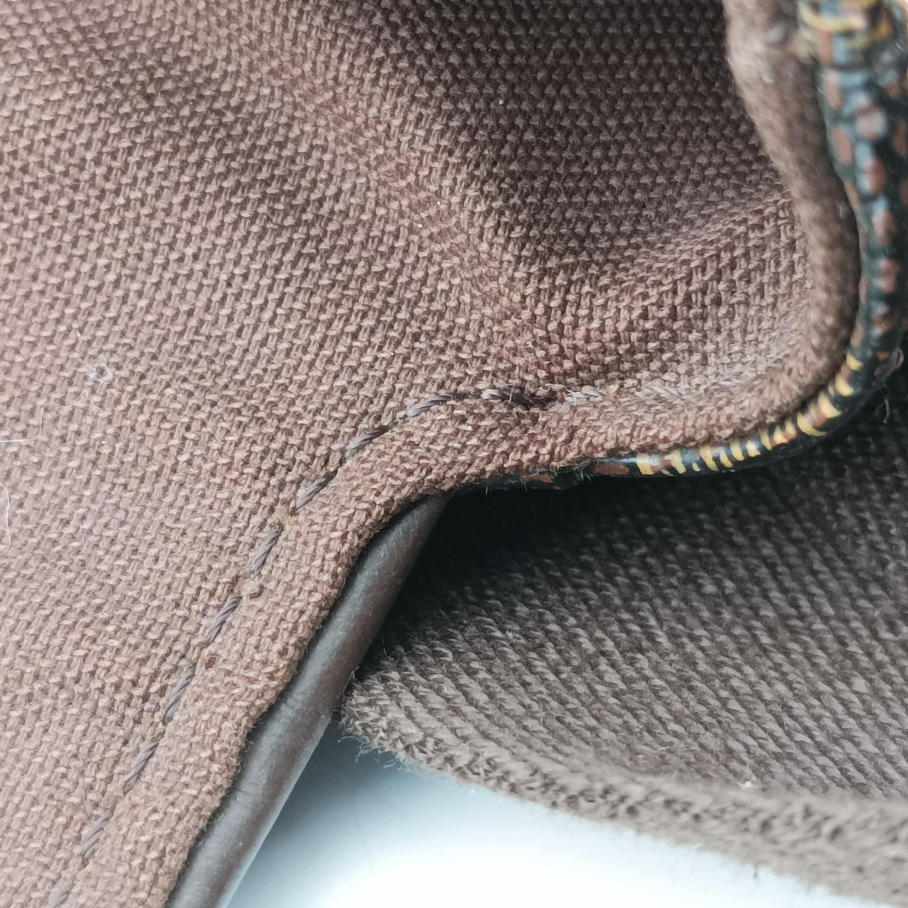 Pre-owned Louis Vuitton BROOKLYN GM EBENE Damier Canvas N51212 shoulderbag | stylenewstar