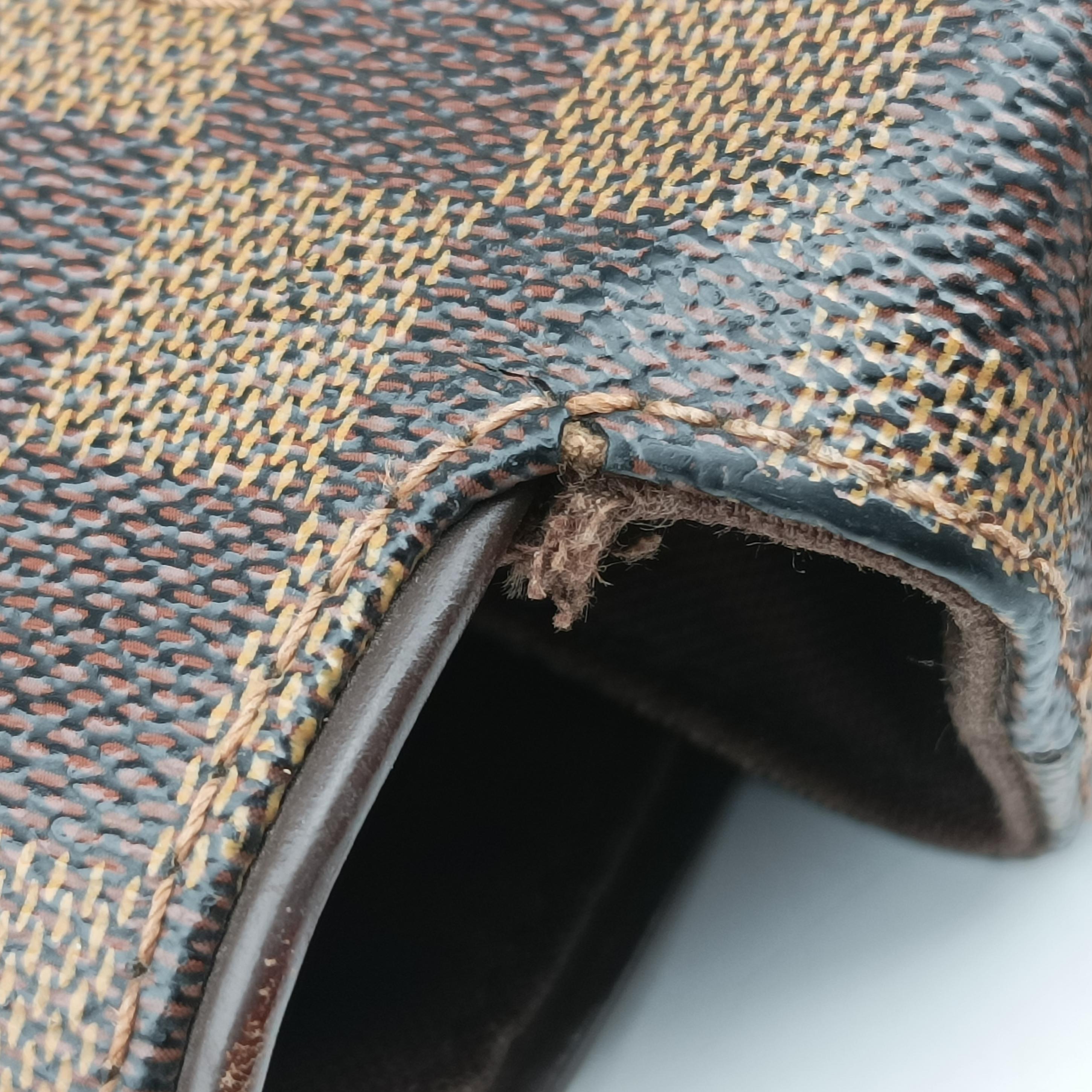 Pre-owned Louis Vuitton BROOKLYN GM EBENE Damier Canvas N51212 shoulderbag | stylenewstar