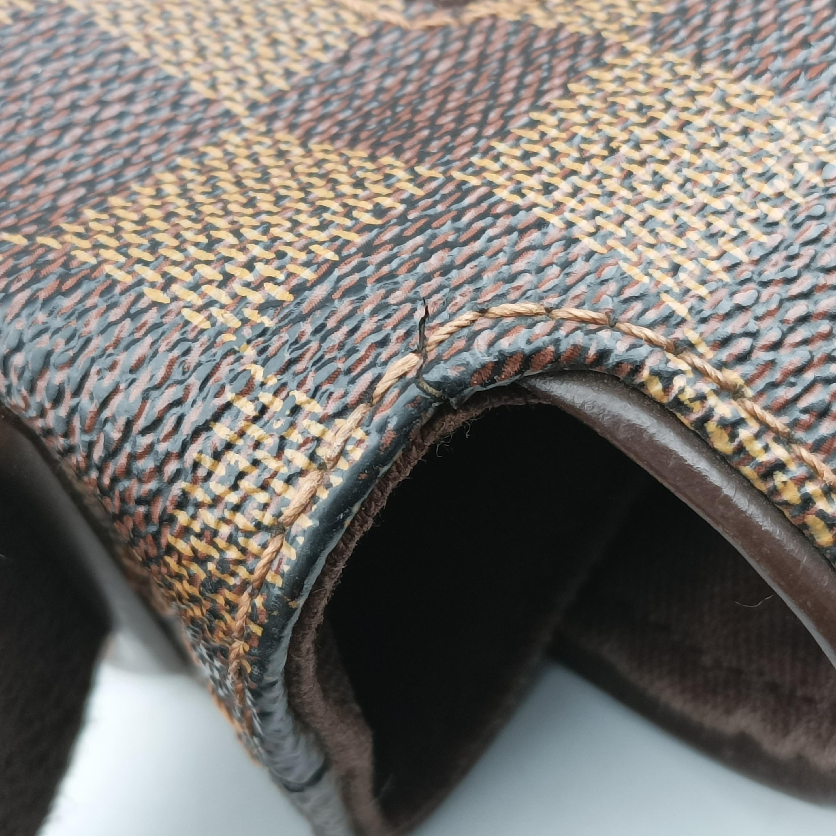 Pre-owned Louis Vuitton BROOKLYN GM EBENE Damier Canvas N51212 shoulderbag | stylenewstar
