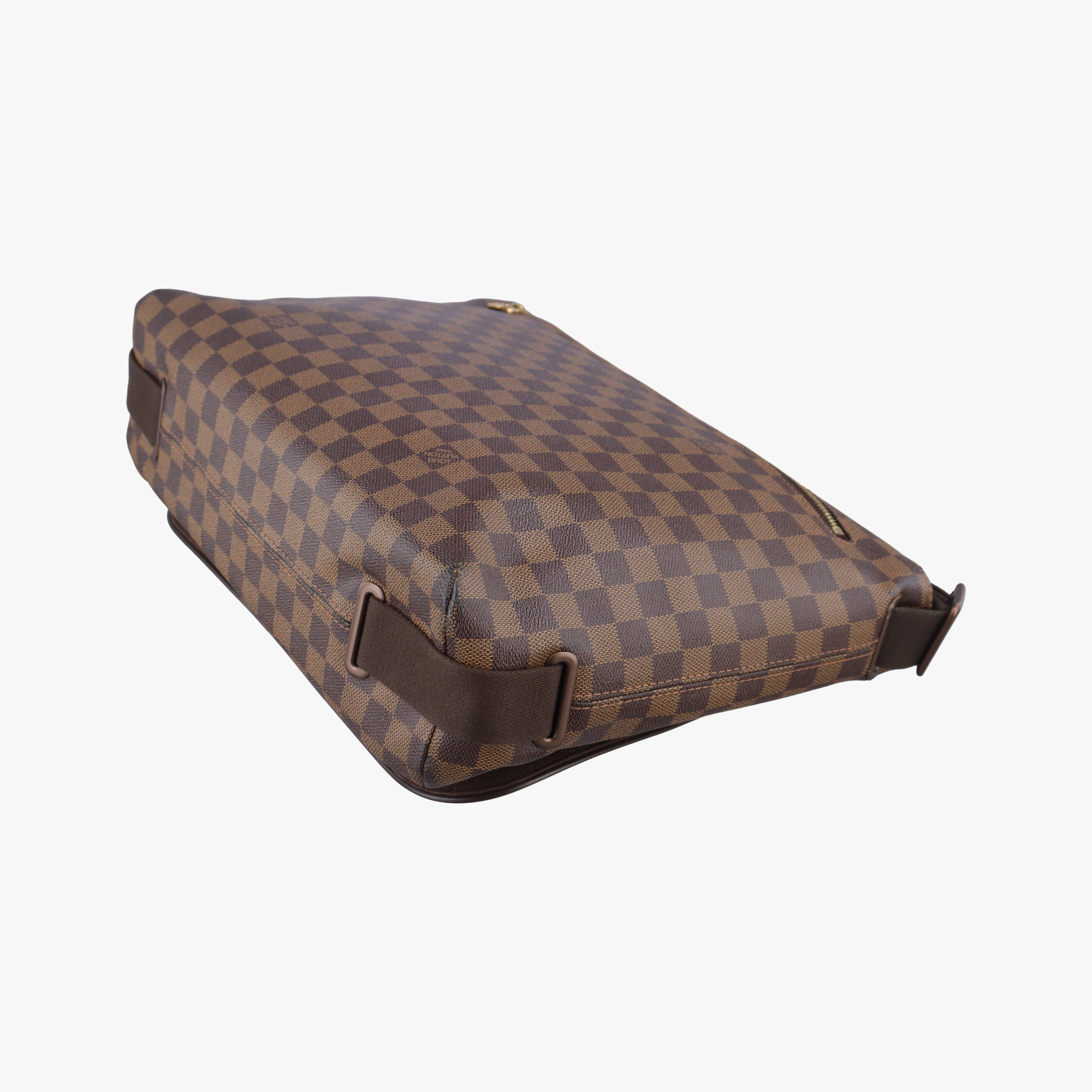 Pre-owned Louis Vuitton BROOKLYN GM EBENE Damier Canvas N51212 shoulderbag | stylenewstar