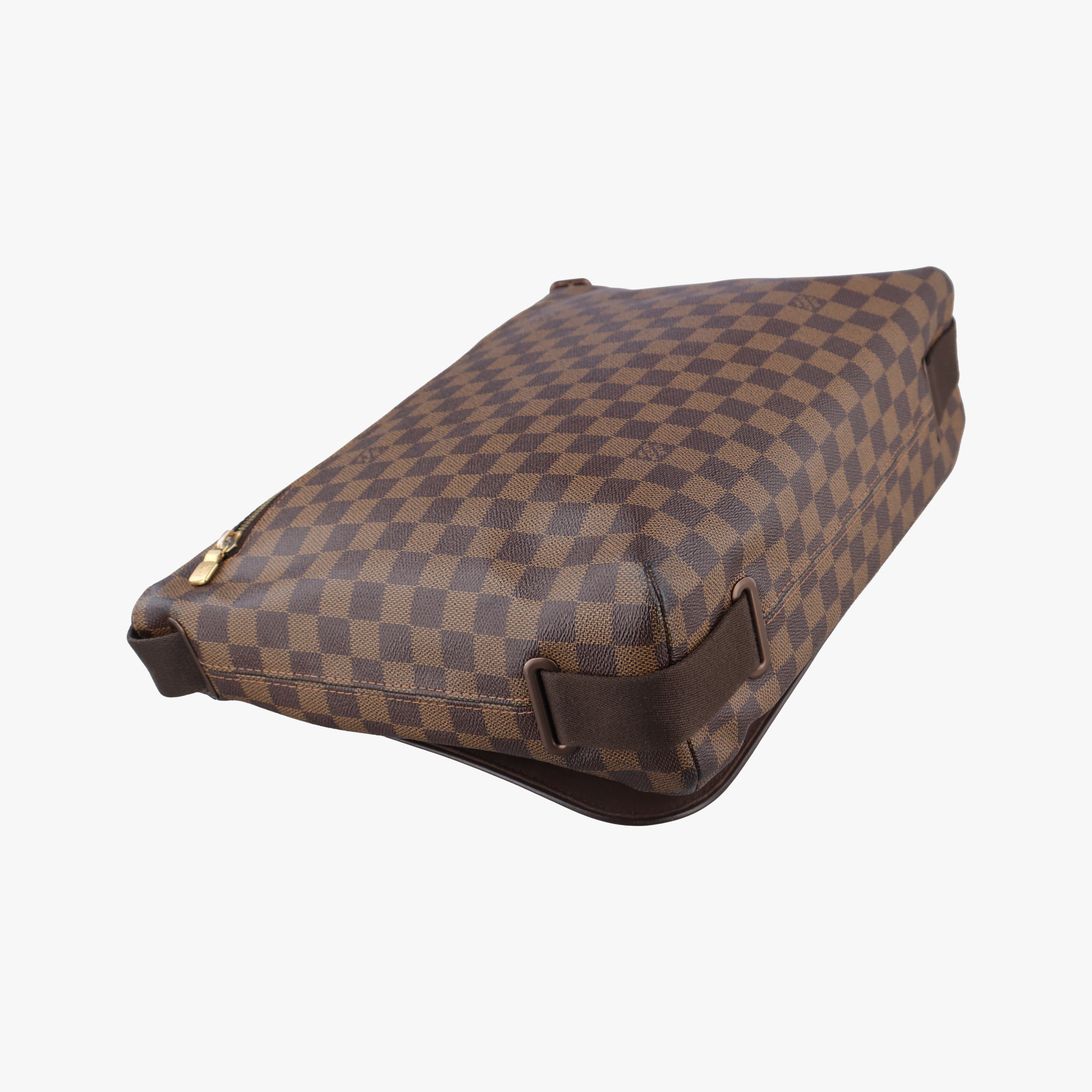 Pre-owned Louis Vuitton BROOKLYN GM EBENE Damier Canvas N51212 shoulderbag | stylenewstar
