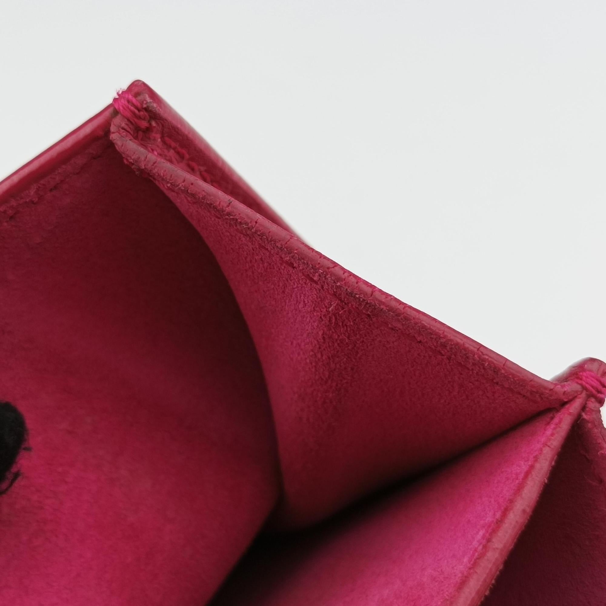 Pre-owned Yves Saint Laurent Y Line Pink Leather 311215 shoulderbag | stylenewstar
