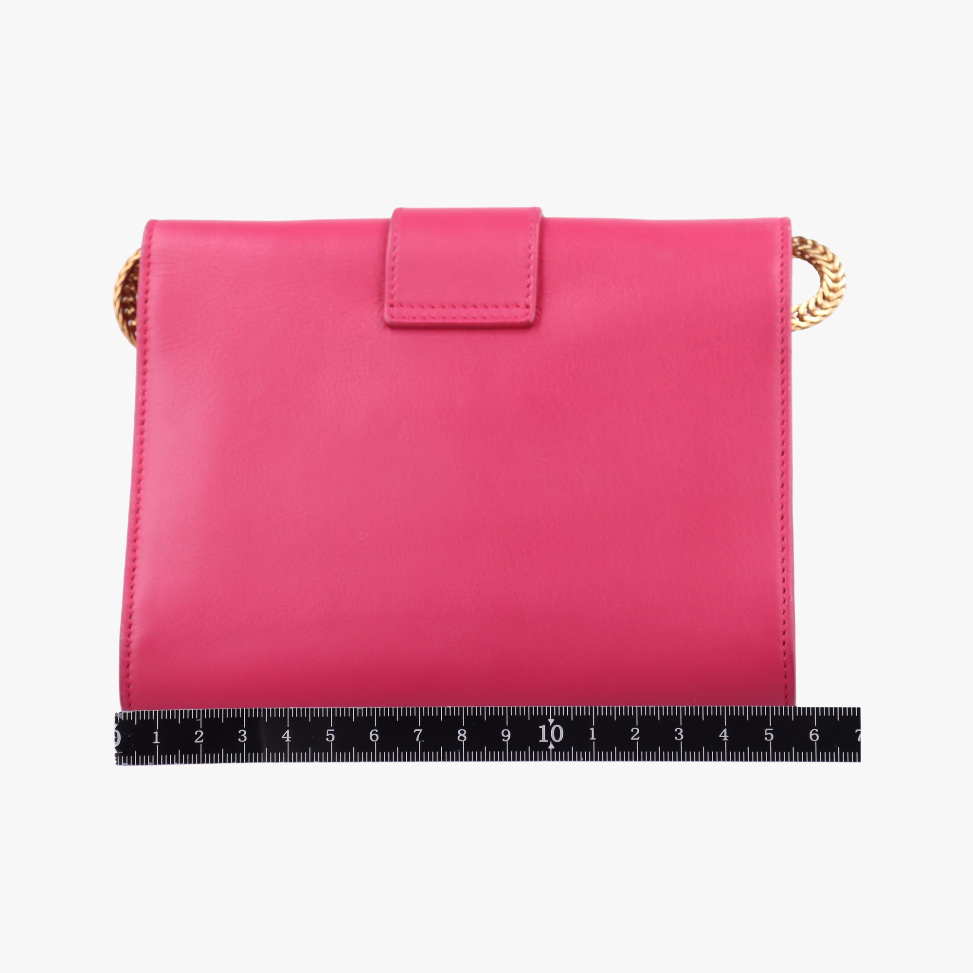 Pre-owned Yves Saint Laurent Y Line Pink Leather 311215 shoulderbag | stylenewstar
