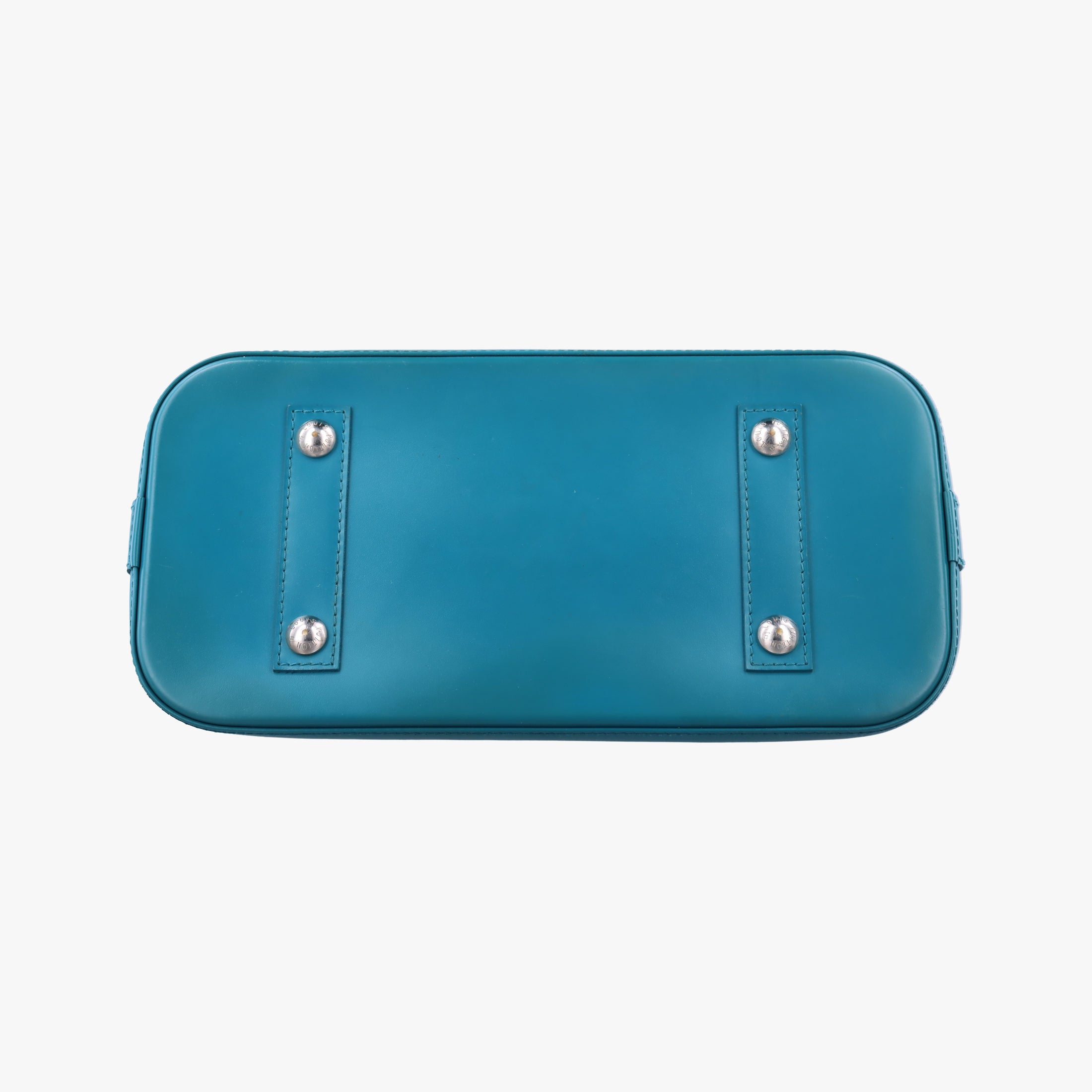 Pre-owned Louis Vuitton Alma PM CYAN Epi M40624 handbag | stylenewstar