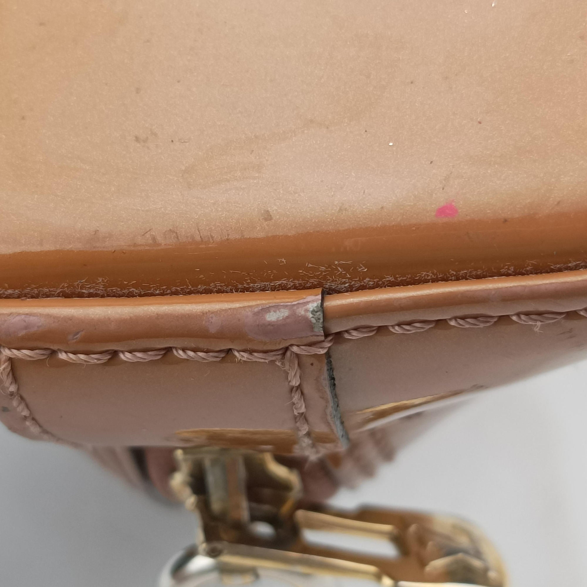 Pre-owned Louis Vuitton Alma BB Rose Velours Vernis M91585 shoulderbag | stylenewstar