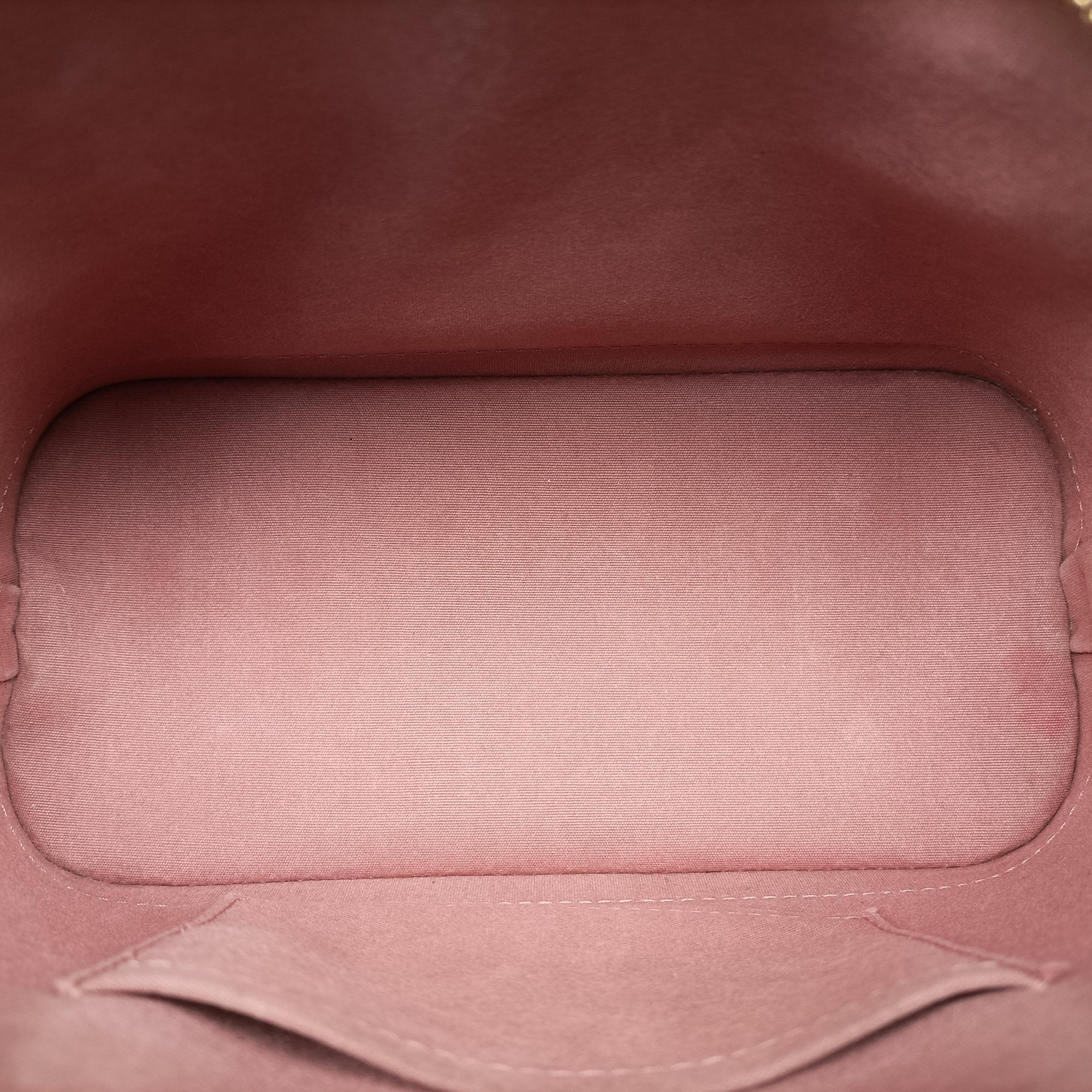 Pre-owned Louis Vuitton Alma BB Rose Velours Vernis M91585 shoulderbag | stylenewstar