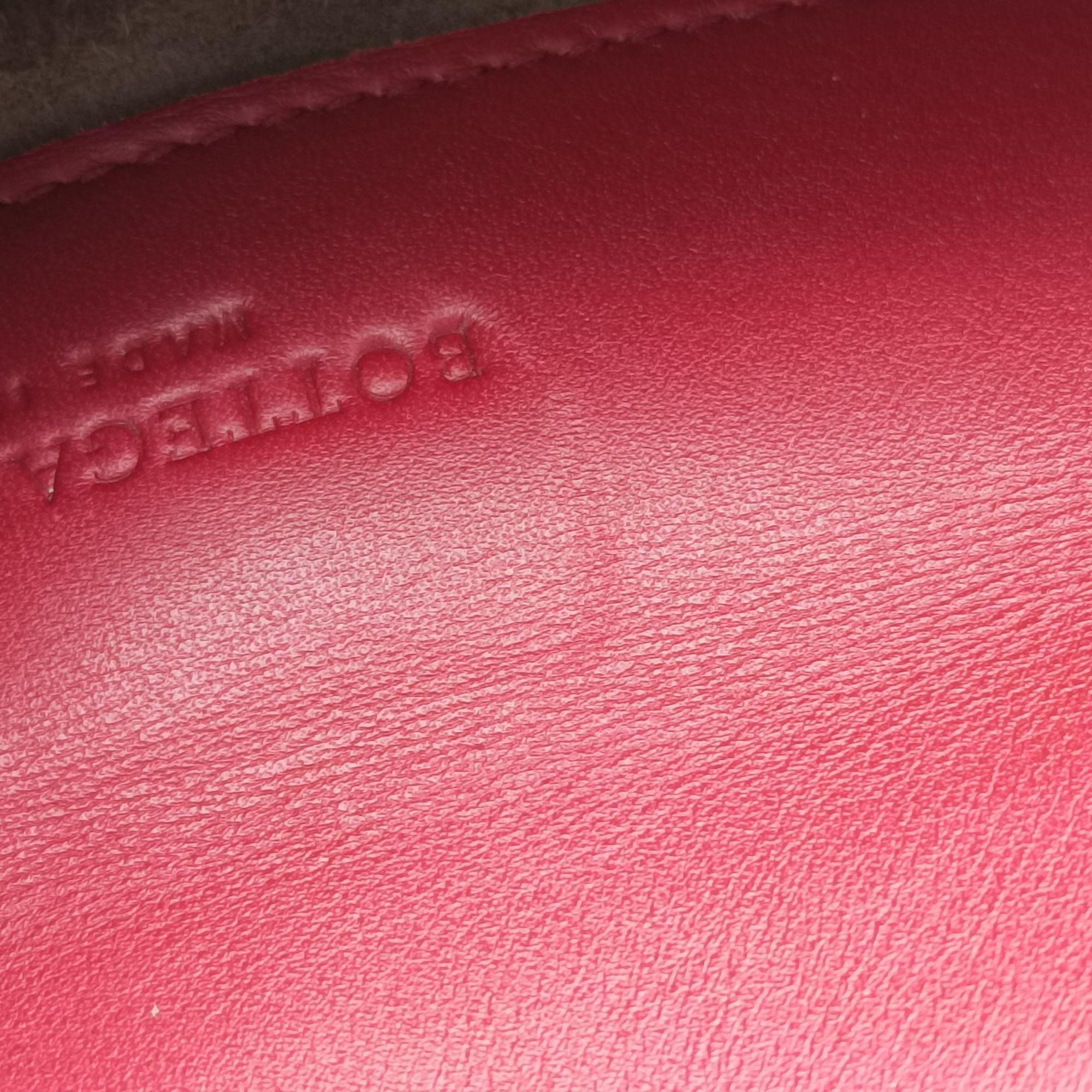 Pre-owned Bottega Veneta Piazza Red leather  shoulderbag | stylenewstar