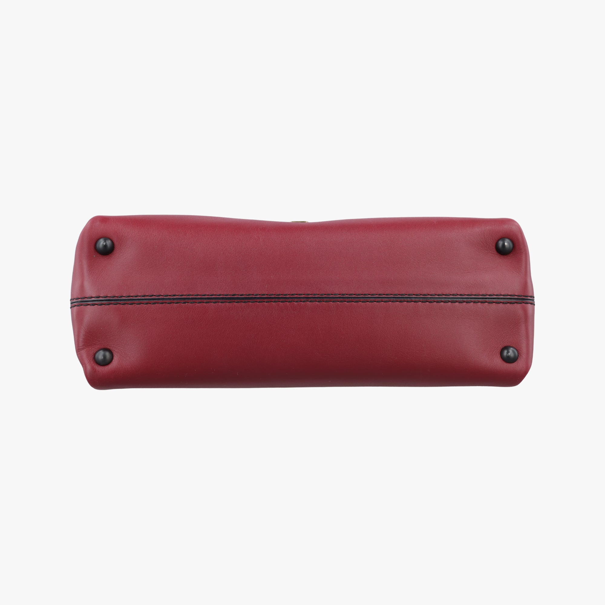 Pre-owned Bottega Veneta Piazza Red leather  shoulderbag | stylenewstar