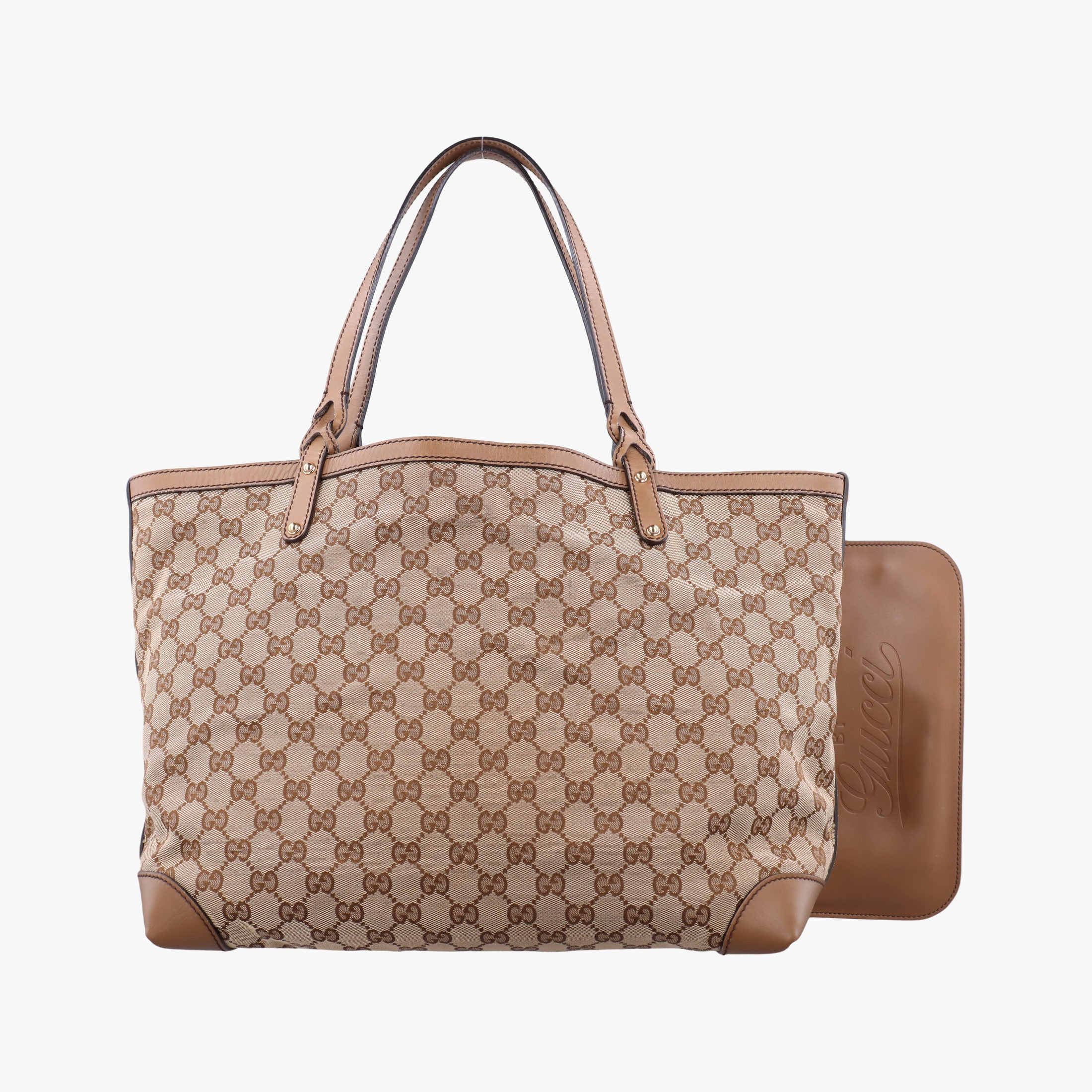 Secondhand Gucci GG Craft Brown canvas×leather 247209 shoulderbag | stylenewstar