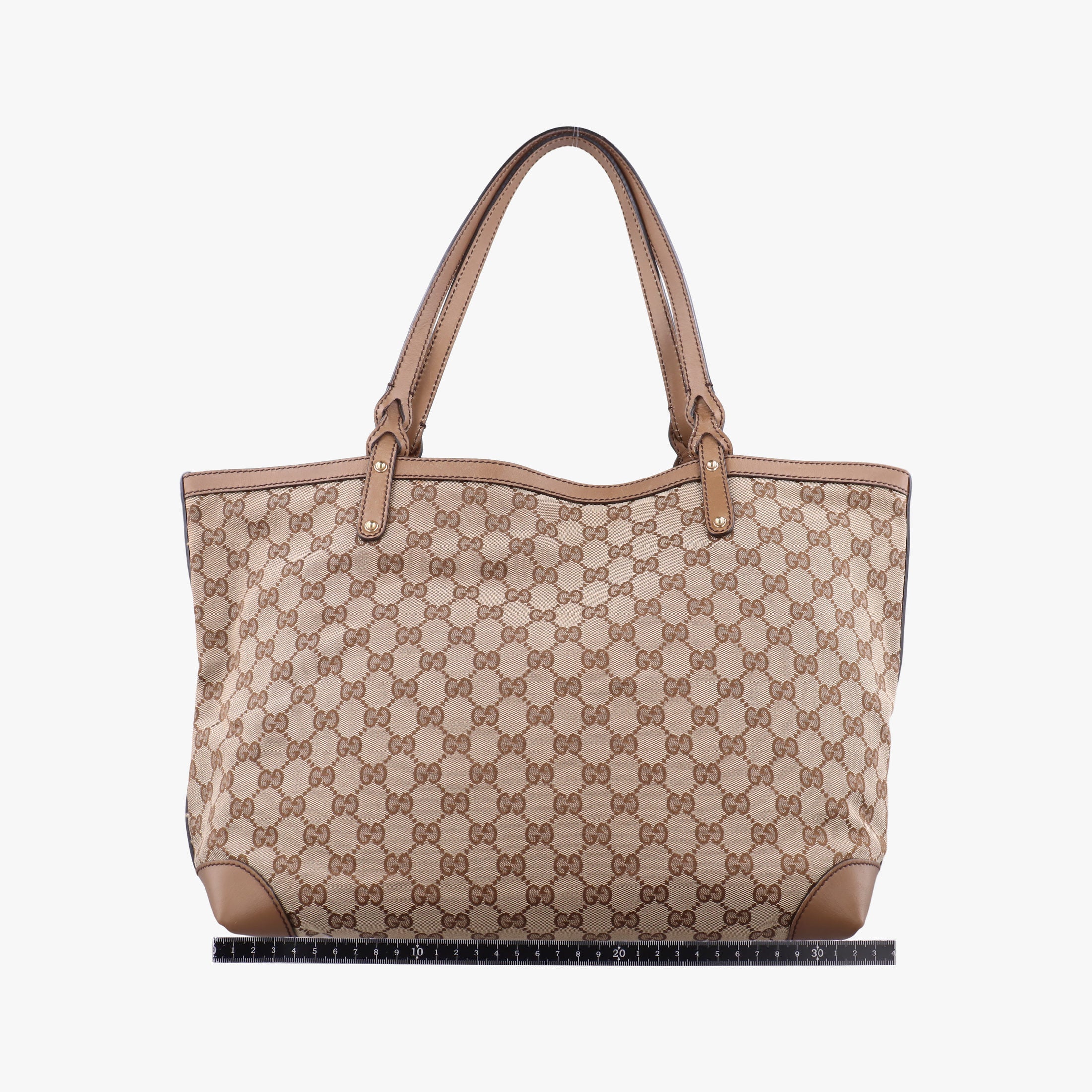 Secondhand Gucci GG Craft Brown canvas×leather 247209 shoulderbag | stylenewstar