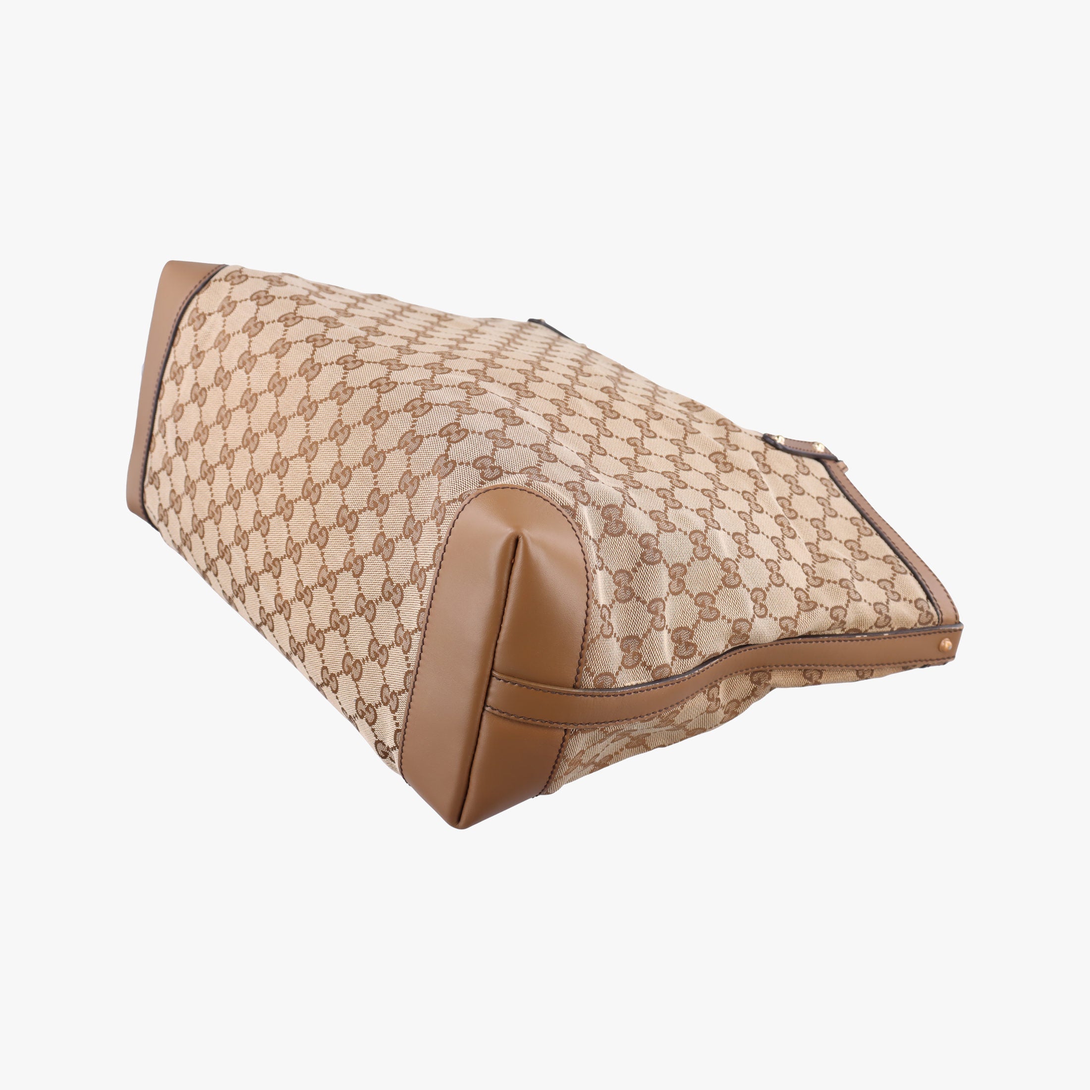 Secondhand Gucci GG Craft Brown canvas×leather 247209 shoulderbag | stylenewstar