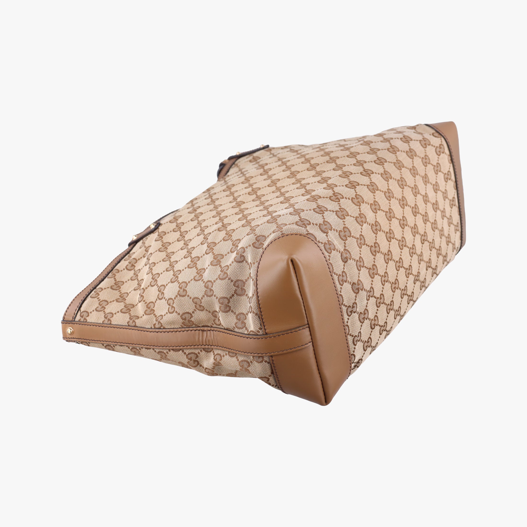 Secondhand Gucci GG Craft Brown canvas×leather 247209 shoulderbag | stylenewstar