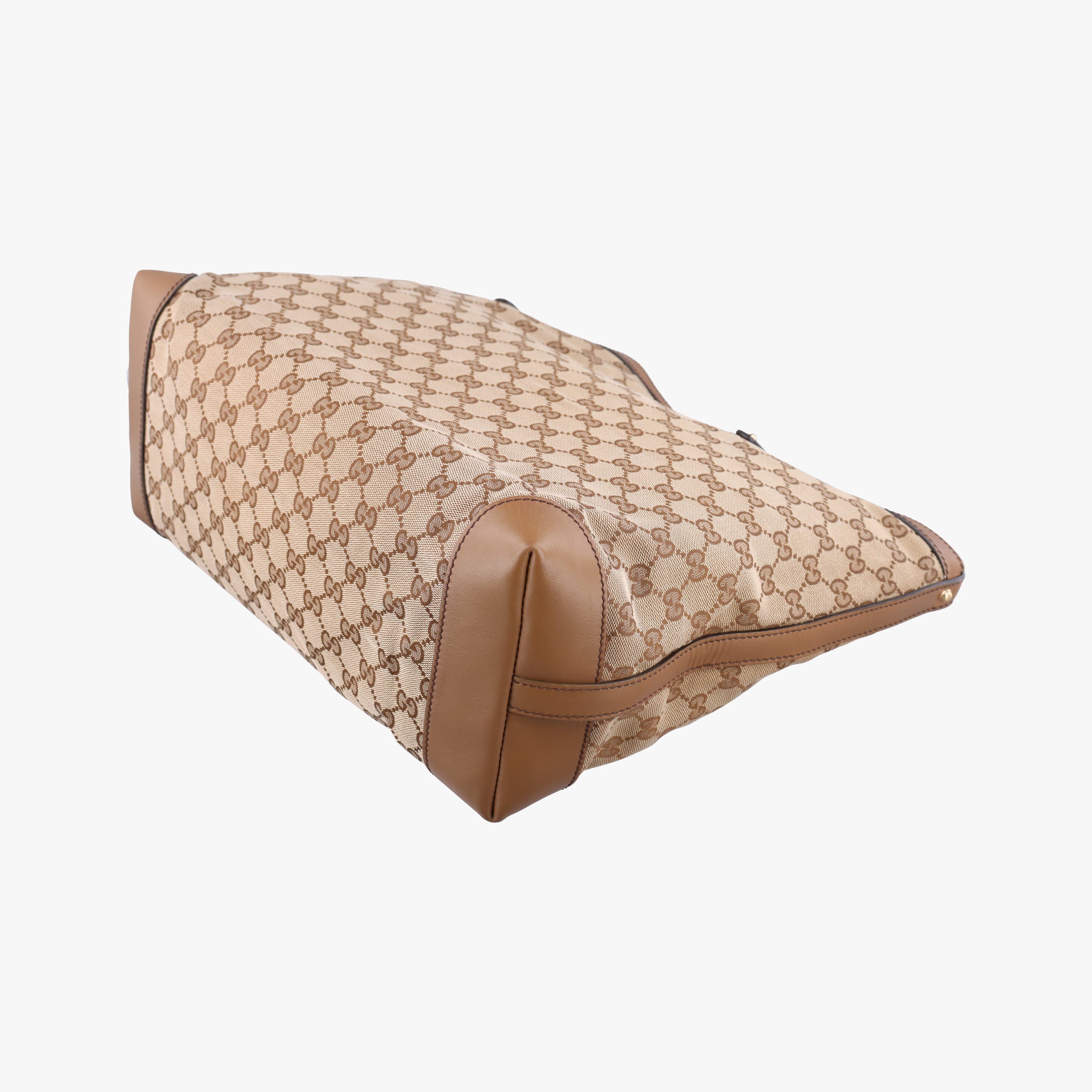 Secondhand Gucci GG Craft Brown canvas×leather 247209 shoulderbag | stylenewstar