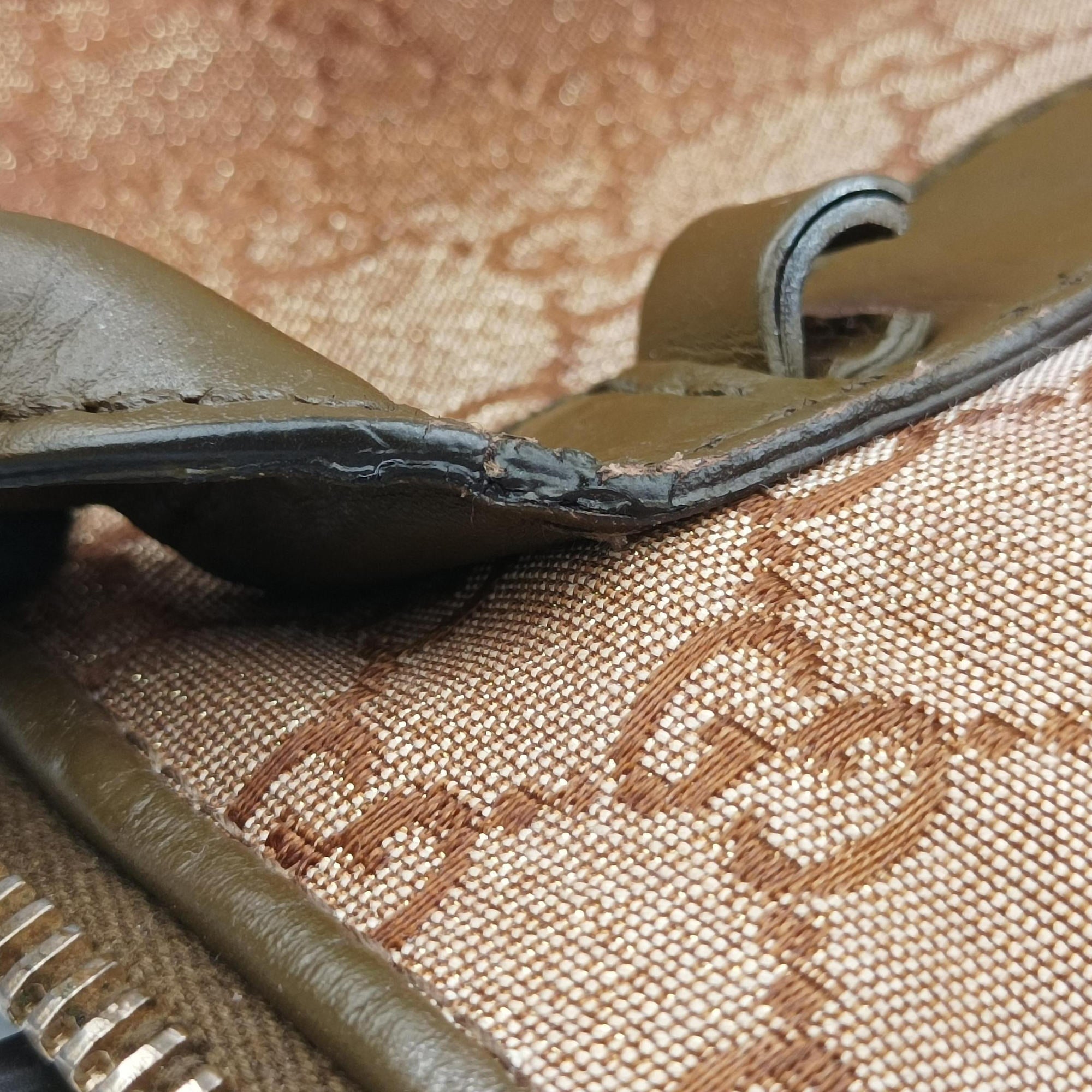 Pre-owned Gucci Guccissima Heart Bit Brown canvas×Leather 269957 handbag | stylenewstar