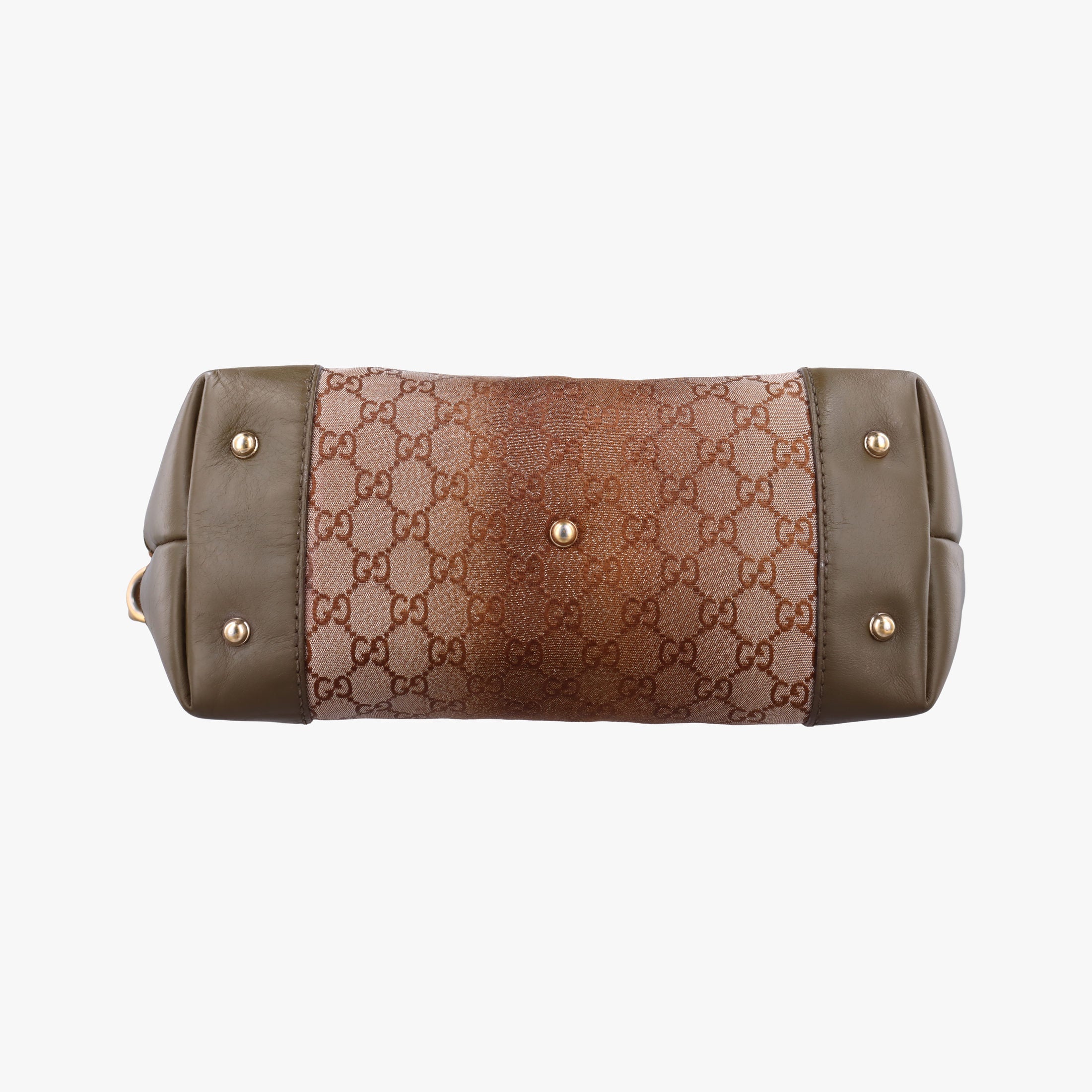 Pre-owned Gucci Guccissima Heart Bit Brown canvas×Leather 269957 handbag | stylenewstar
