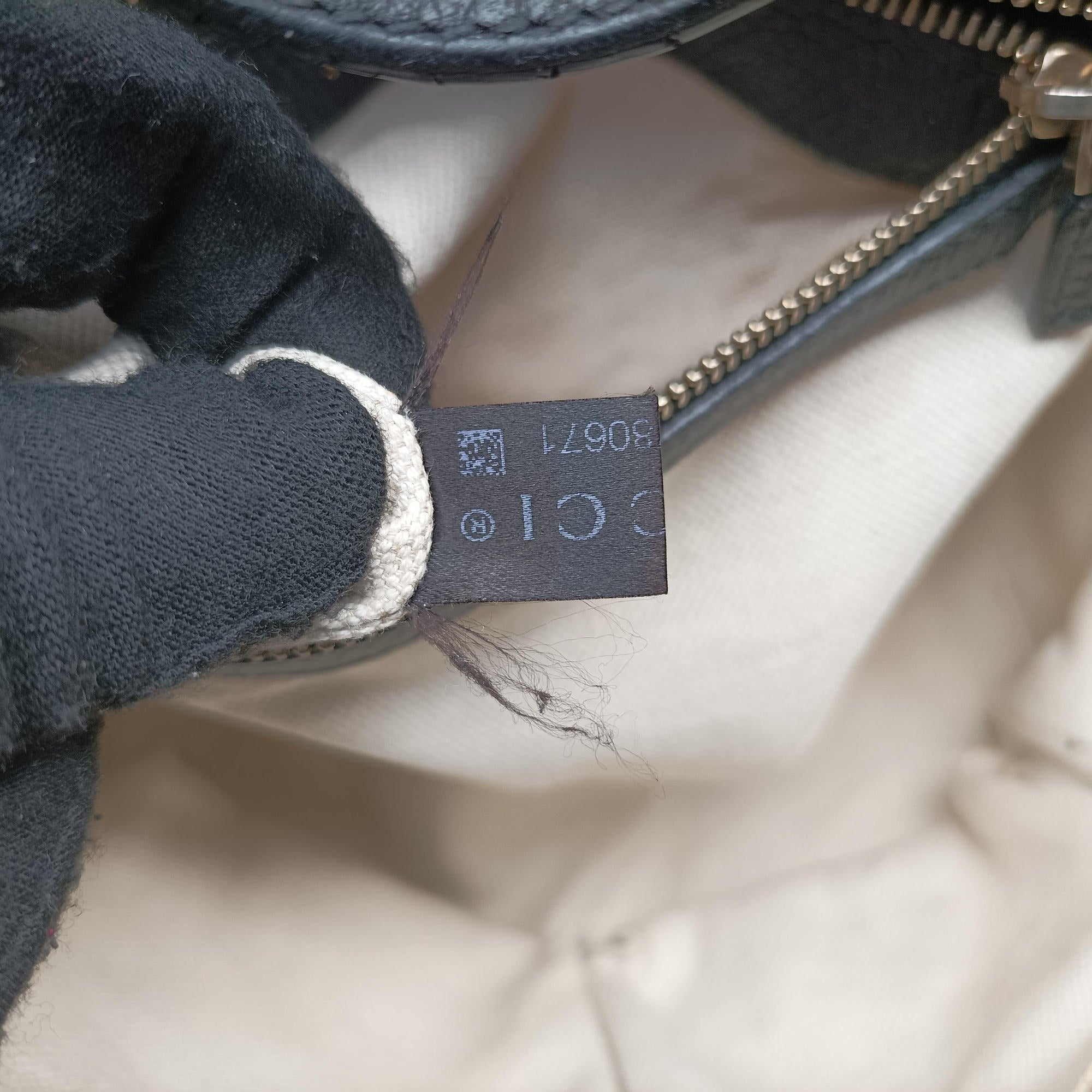 Pre-owned Gucci Swing Black Leather 368827 shoulderbag | stylenewstar