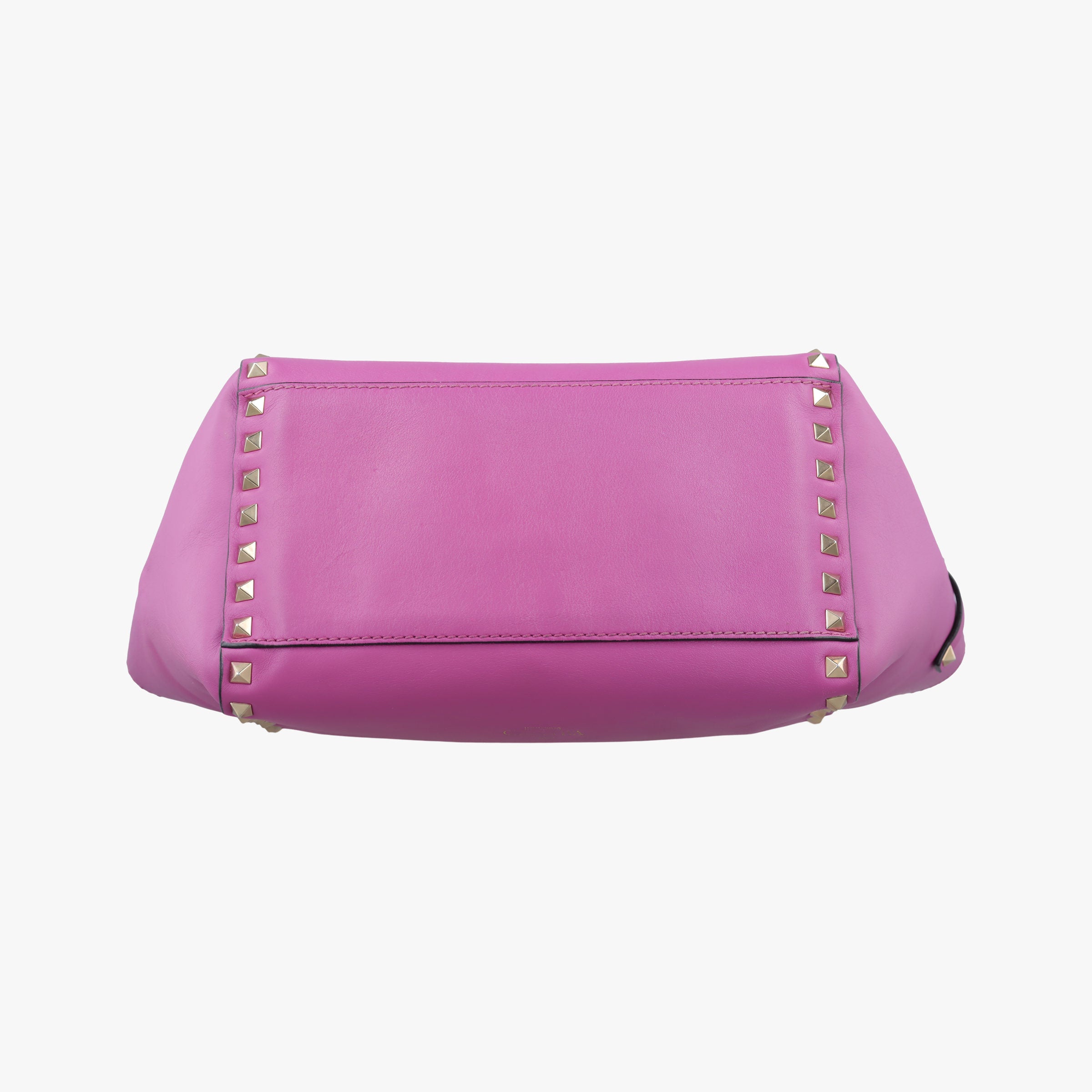 Pre-owned Valentino Rockstud purple Leather  shoulderbag | stylenewstar