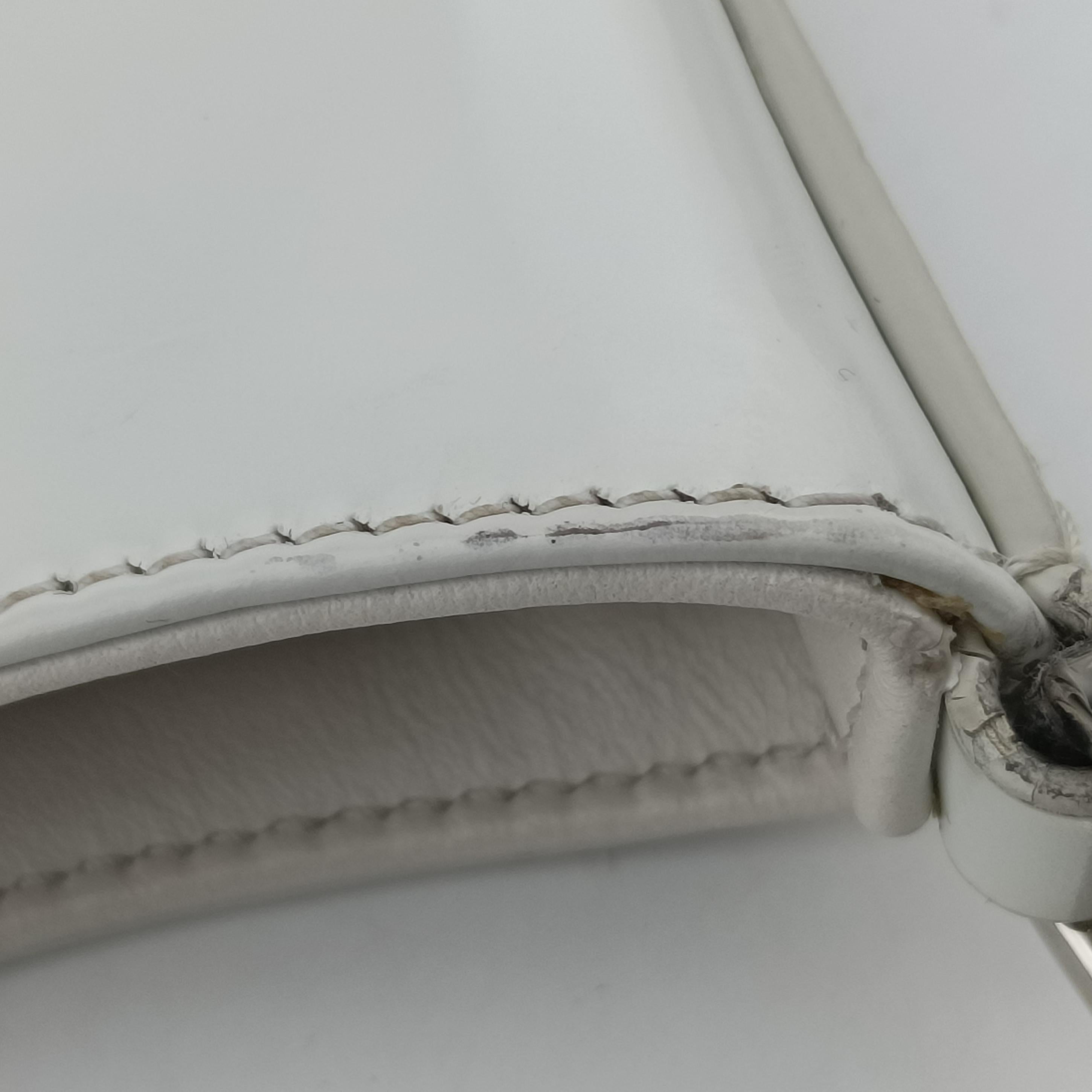 Vintage Prada Cleo White Brushed leather 1BC499 shoulderbag | stylenewstar
