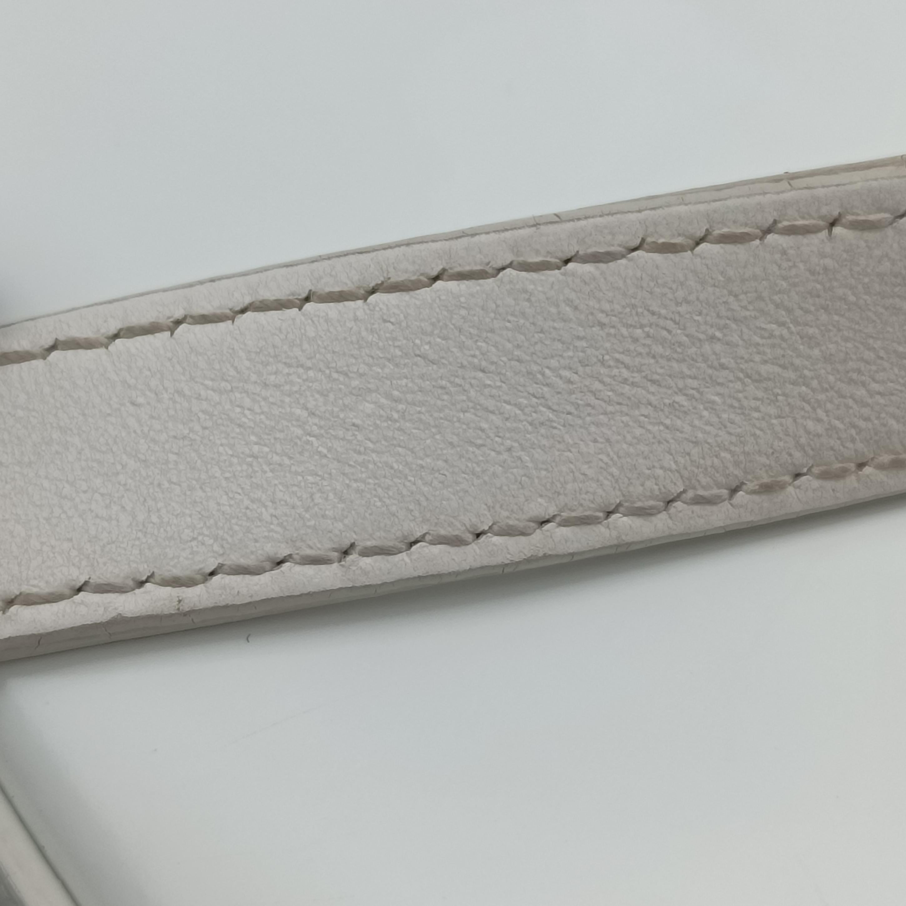 Vintage Prada Cleo White Brushed leather 1BC499 shoulderbag | stylenewstar