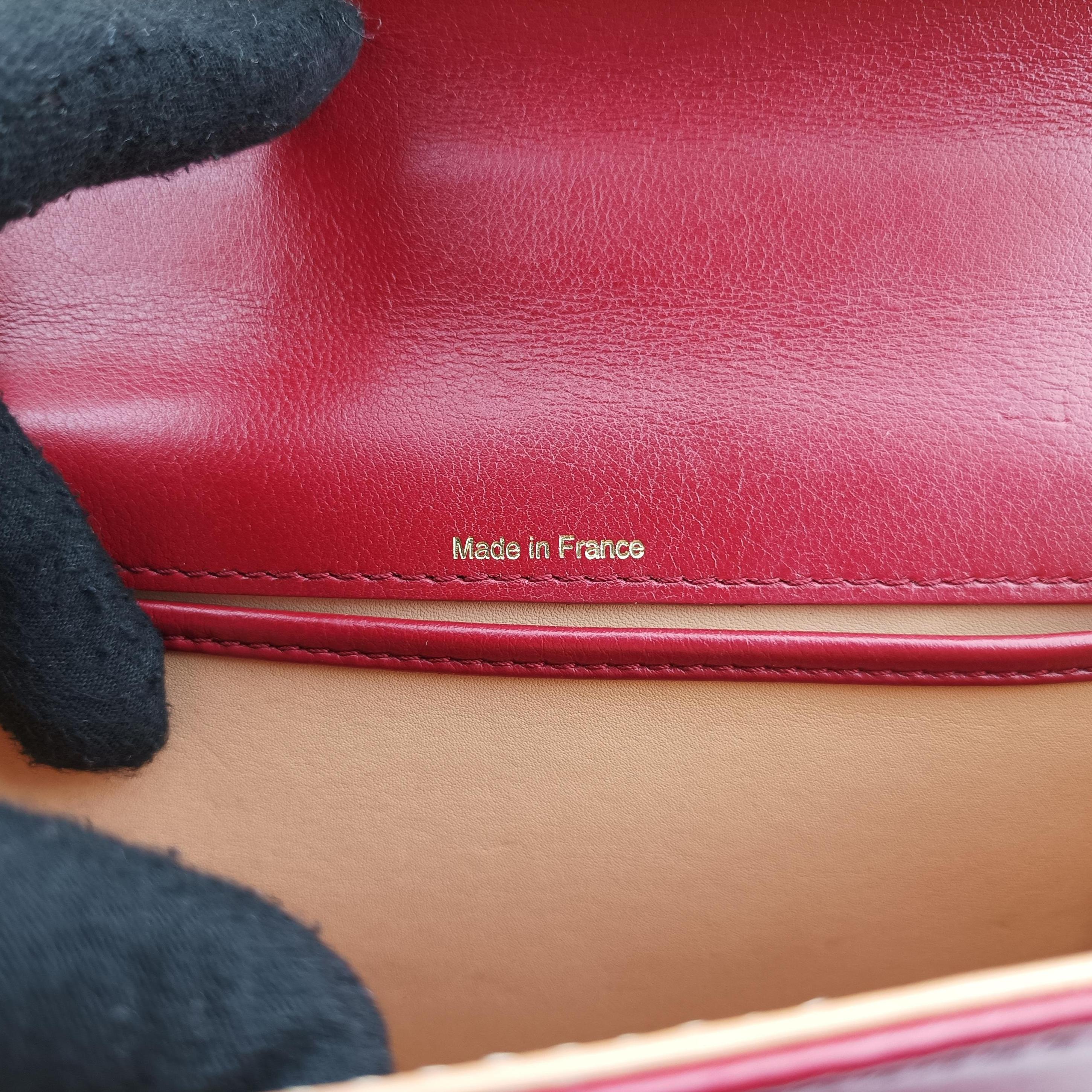 Pre-owned Delvaux Tampete Red Leather  shoulderbag | stylenewstar