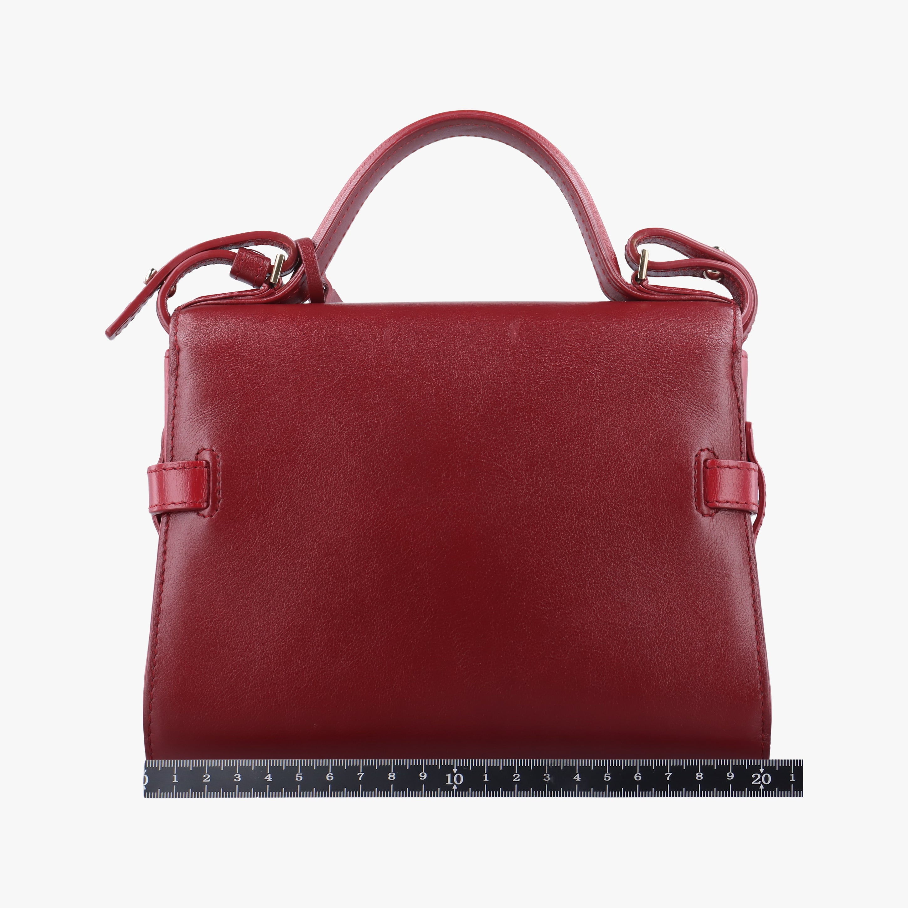 Pre-owned Delvaux Tampete Red Leather  shoulderbag | stylenewstar