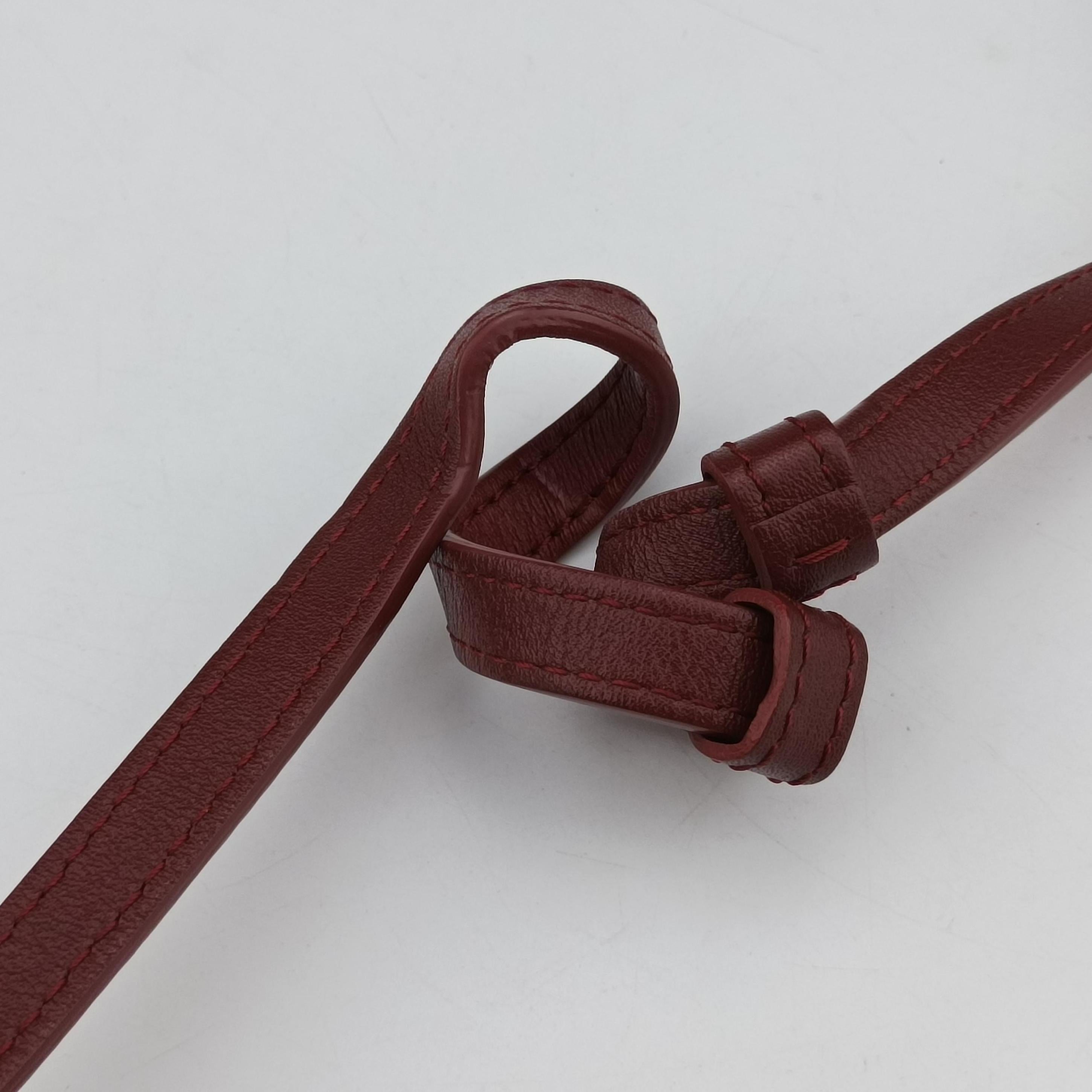 Pre-owned Delvaux Tampete Red Leather  shoulderbag | stylenewstar