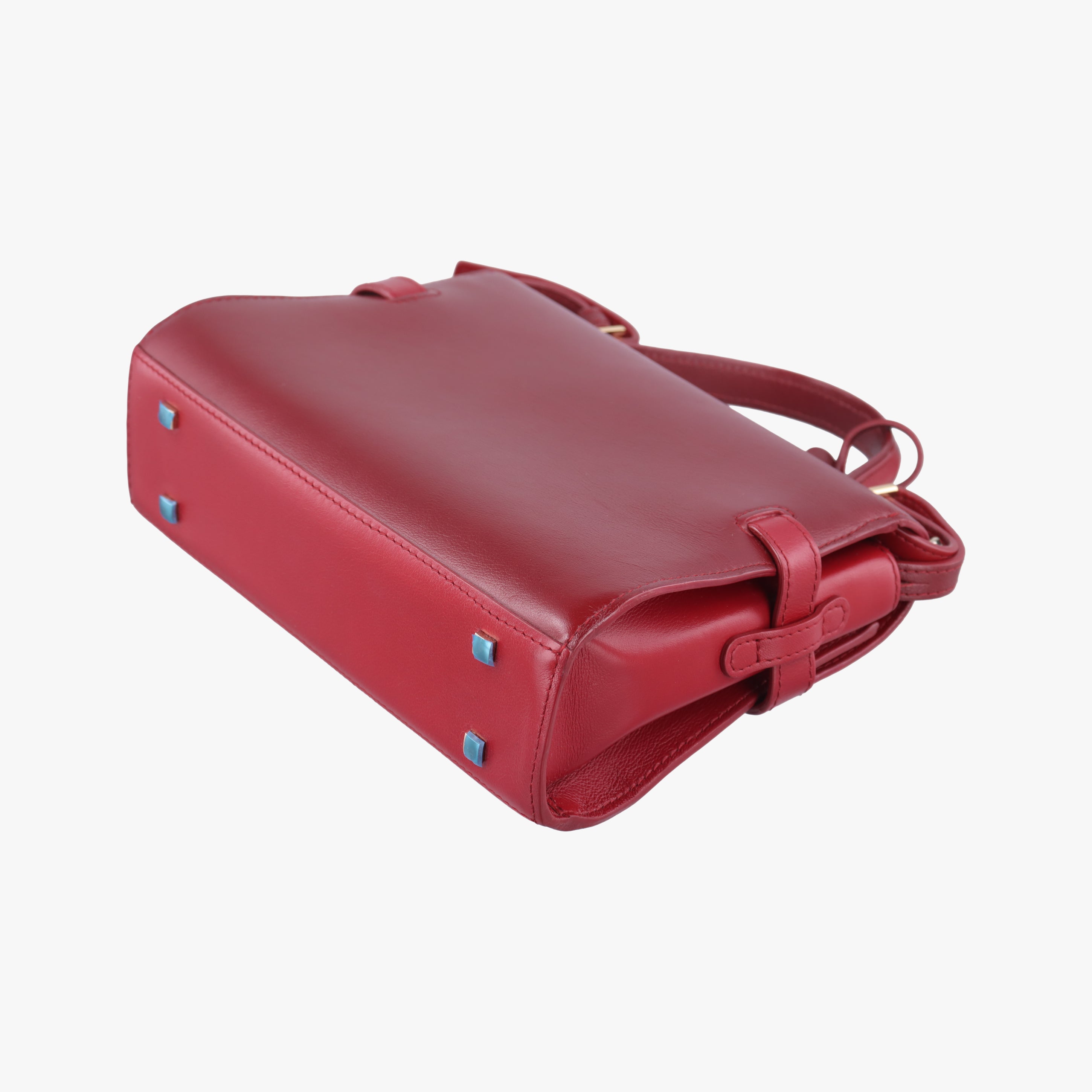 Pre-owned Delvaux Tampete Red Leather  shoulderbag | stylenewstar