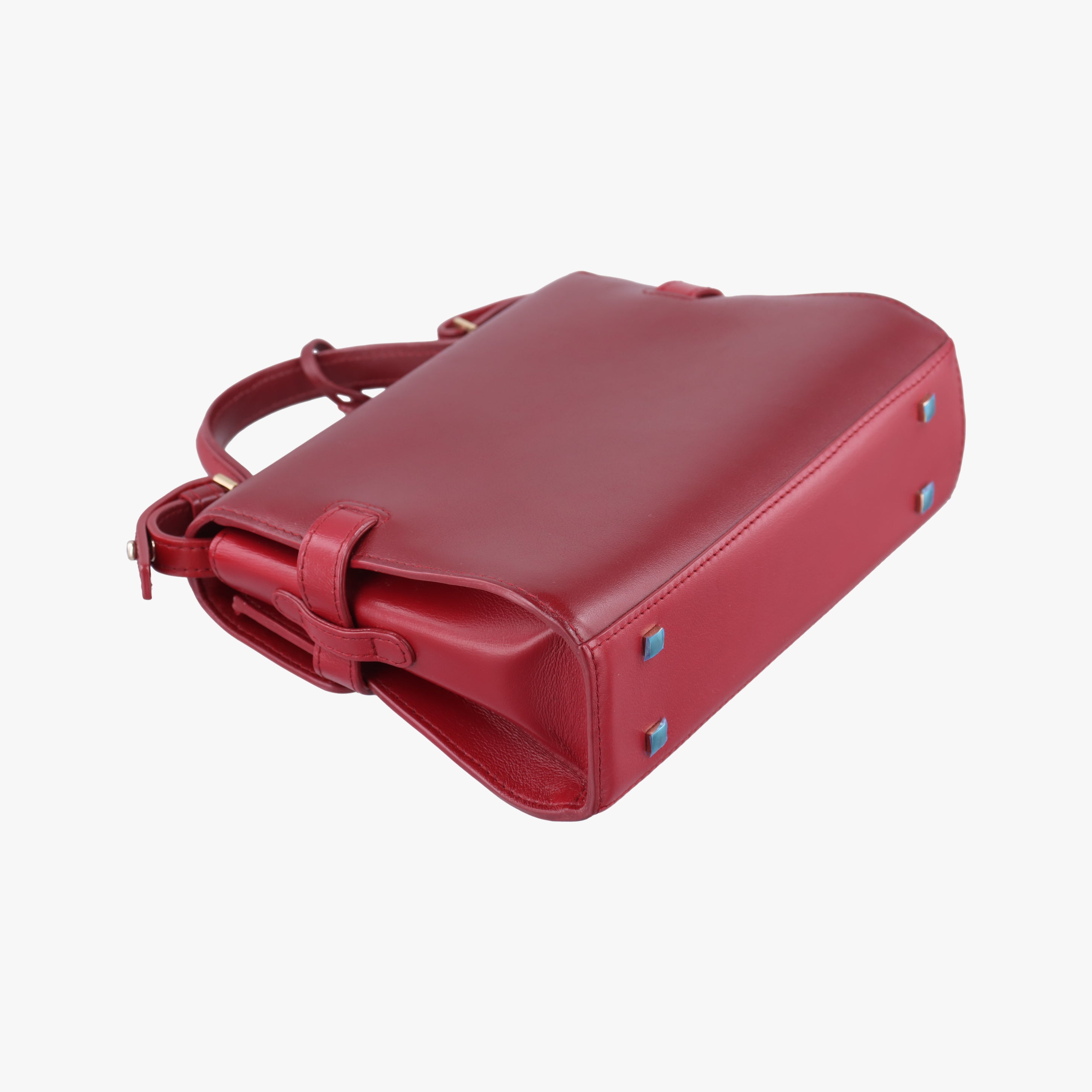 Pre-owned Delvaux Tampete Red Leather  shoulderbag | stylenewstar