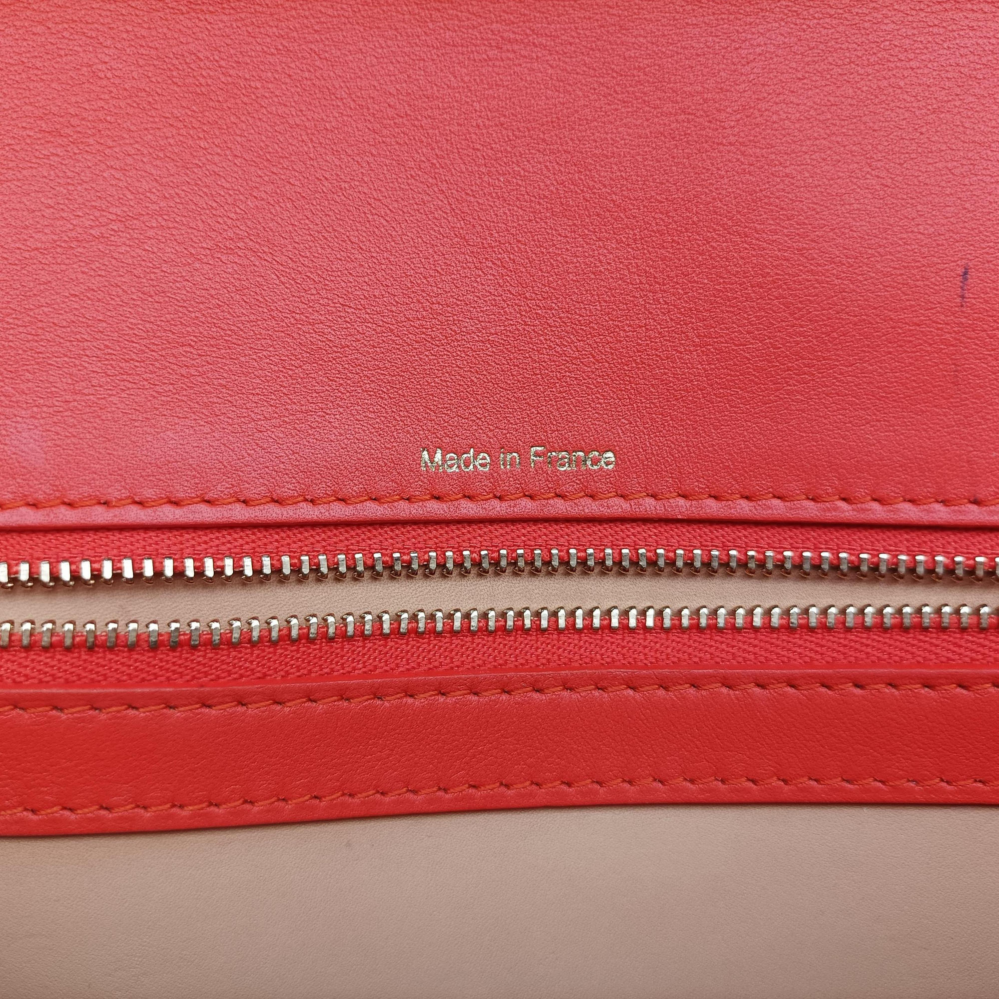 Vintage Delvaux Madame Orange Leather  shoulderbag | stylenewstar