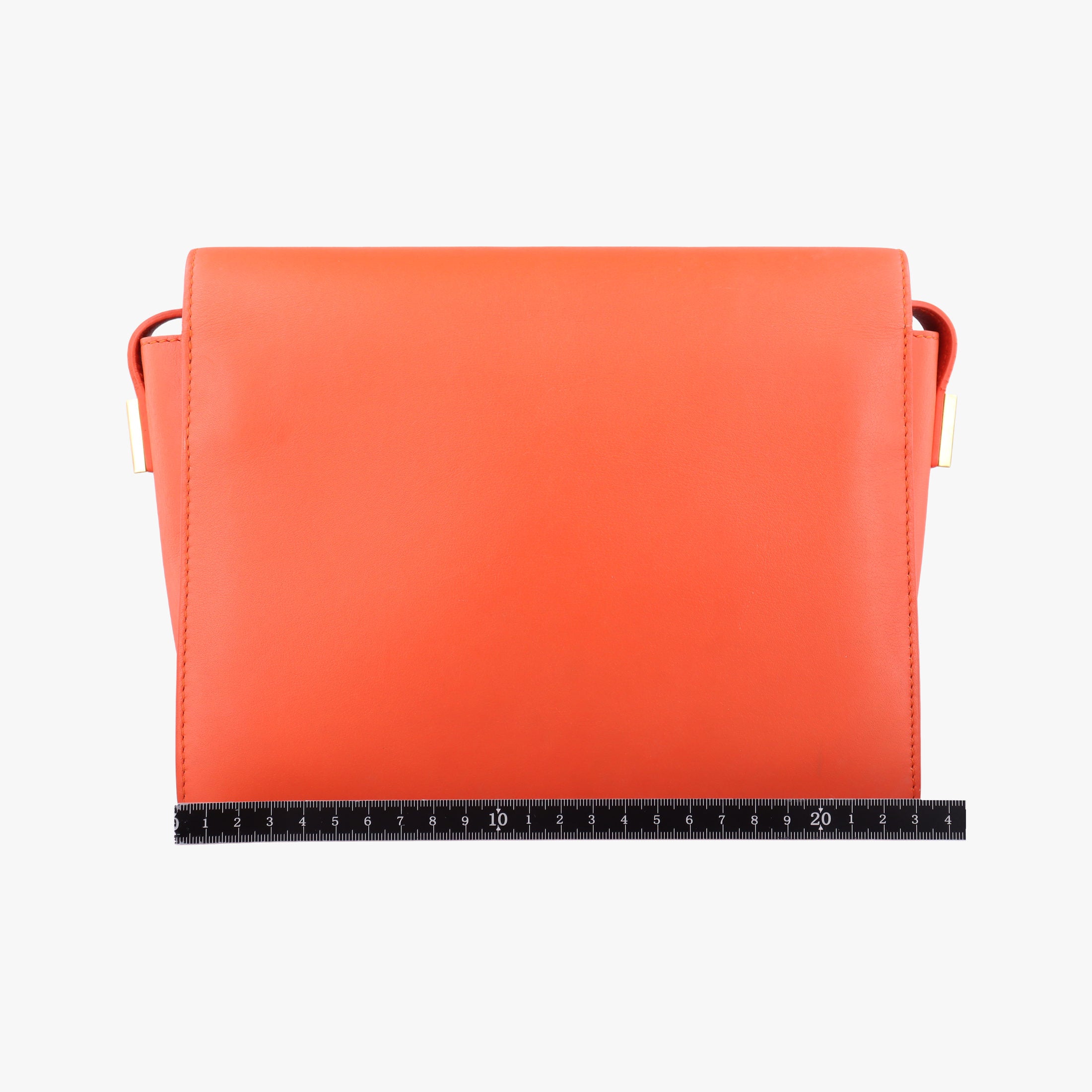 Vintage Delvaux Madame Orange Leather  shoulderbag | stylenewstar