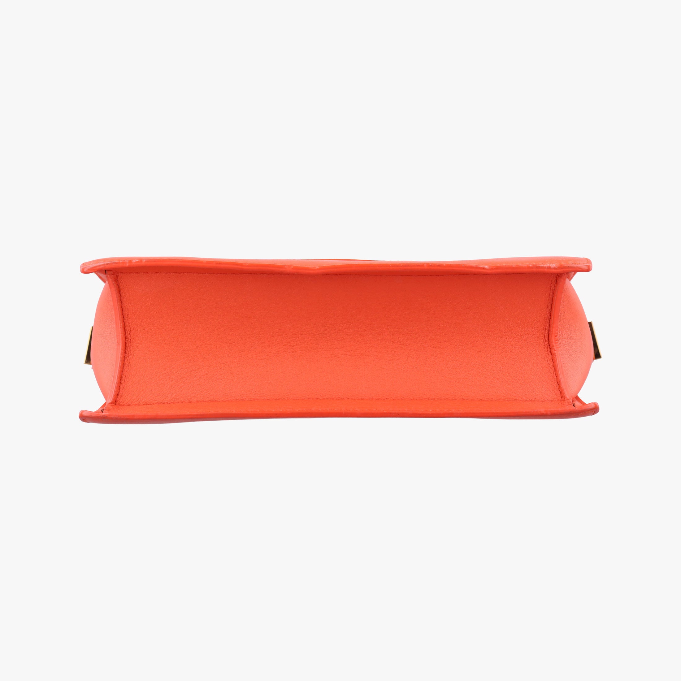 Vintage Delvaux Madame Orange Leather  shoulderbag | stylenewstar