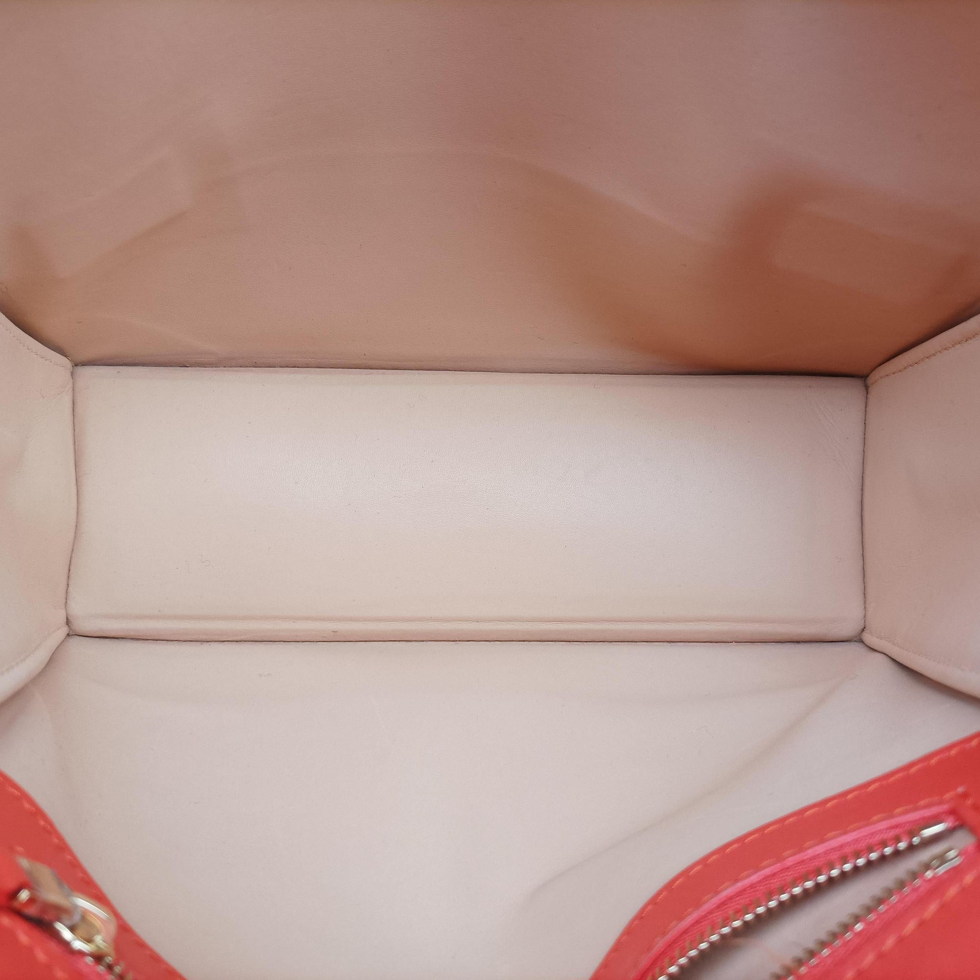 Vintage Delvaux Madame Orange Leather  shoulderbag | stylenewstar