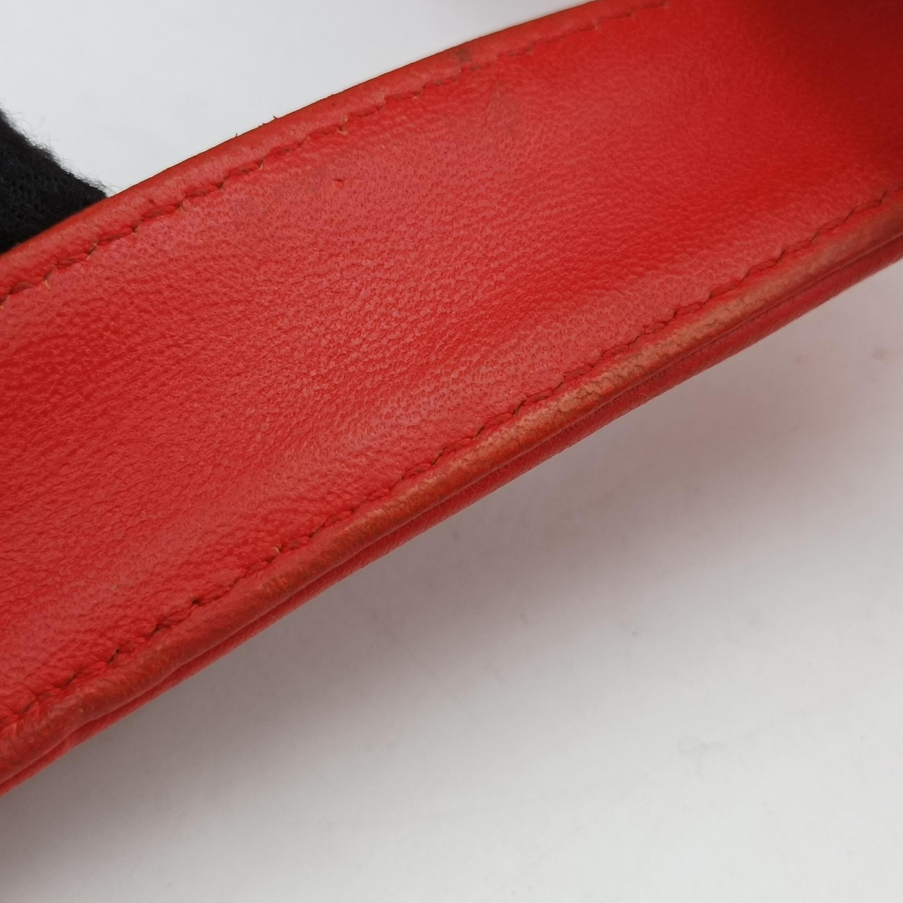 Pre-owned Bottega Veneta CAMPANA Intrecciato Red lambskin  shoulderbag | stylenewstar