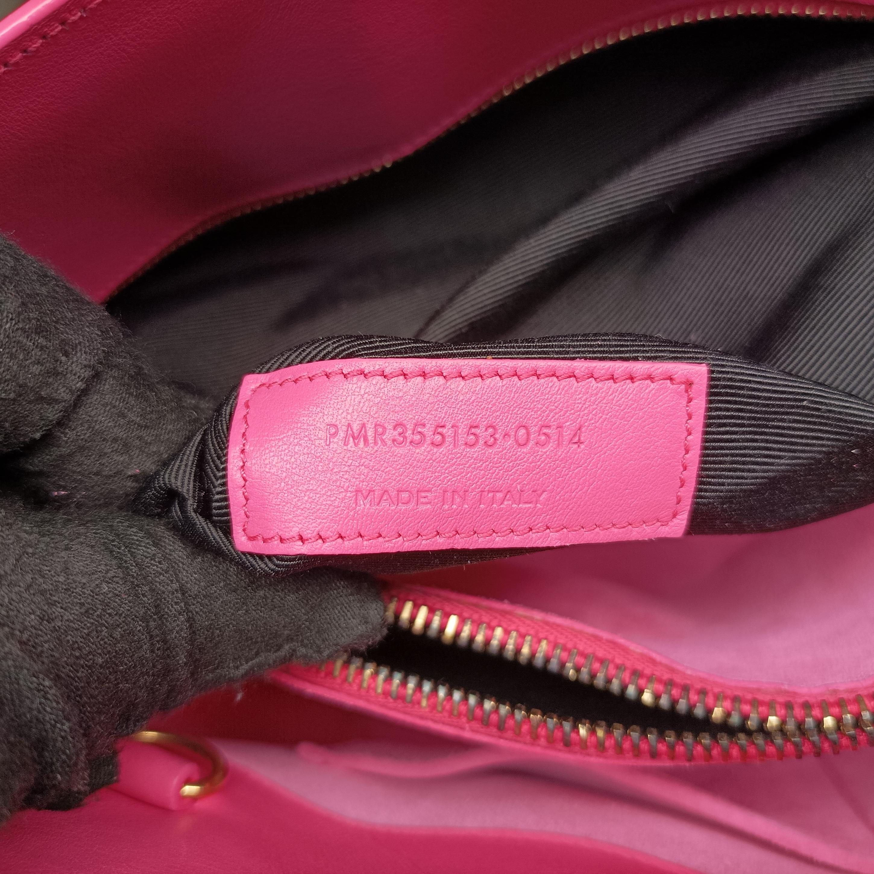 Vintage Yves Saint Laurent SAC DE JOUR Pink Leather 355153 shoulderbag | stylenewstar