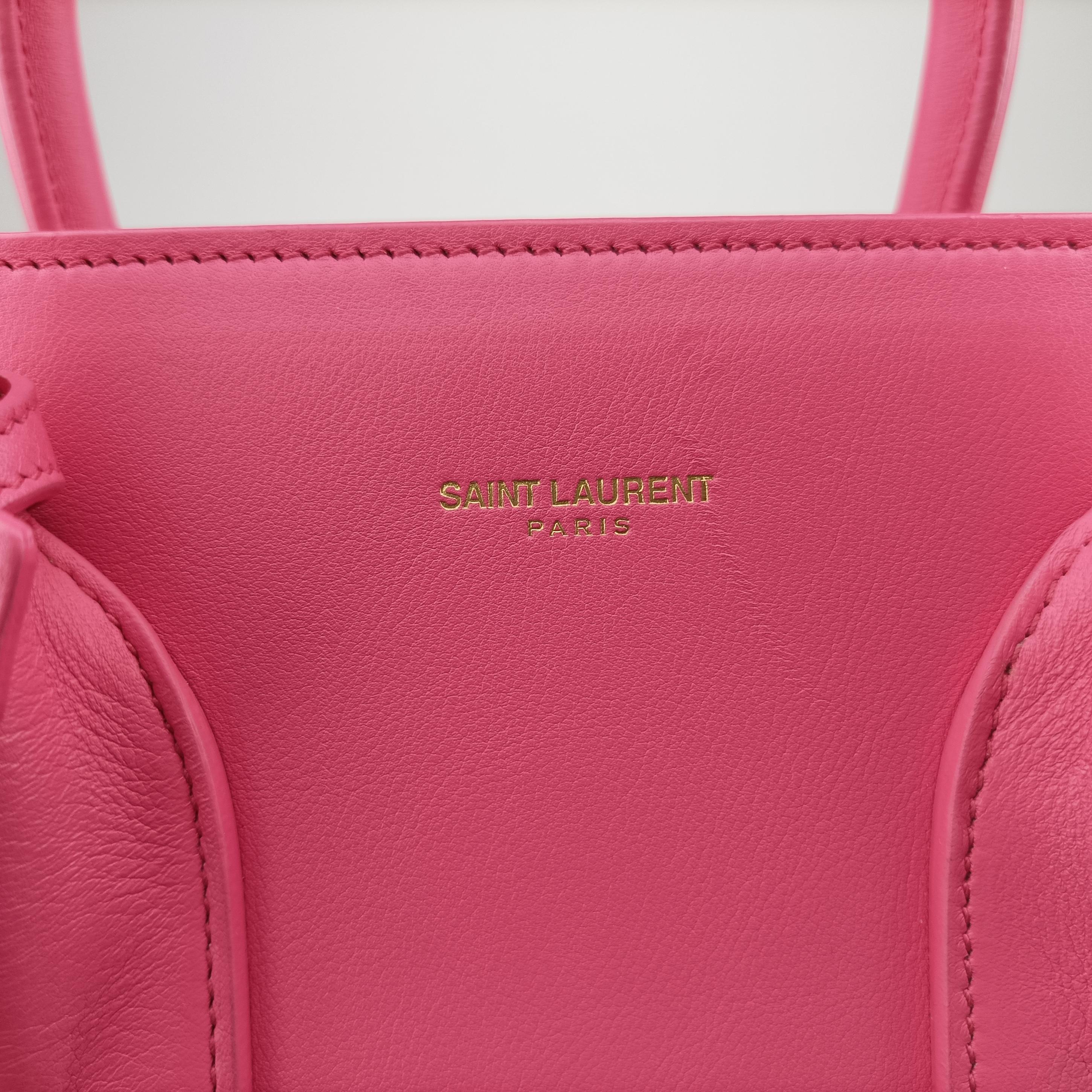 Vintage Yves Saint Laurent SAC DE JOUR Pink Leather 355153 shoulderbag | stylenewstar