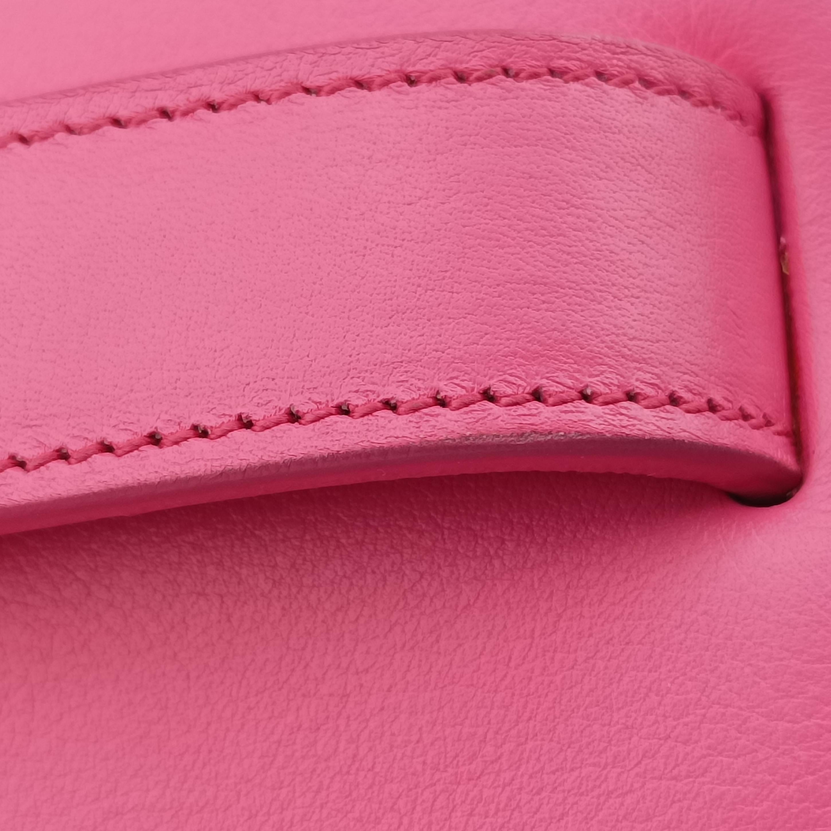 Vintage Yves Saint Laurent SAC DE JOUR Pink Leather 355153 shoulderbag | stylenewstar
