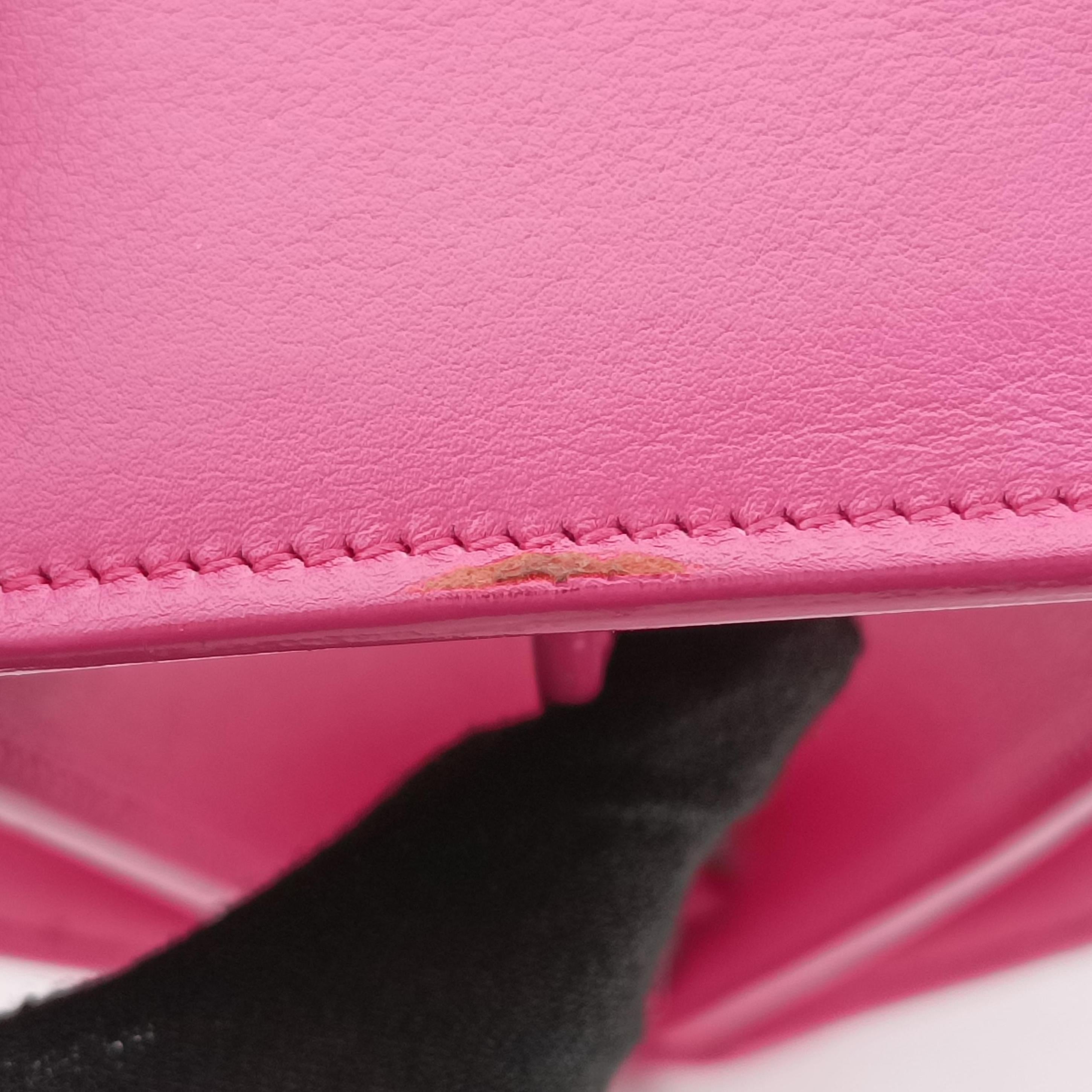 Vintage Yves Saint Laurent SAC DE JOUR Pink Leather 355153 shoulderbag | stylenewstar