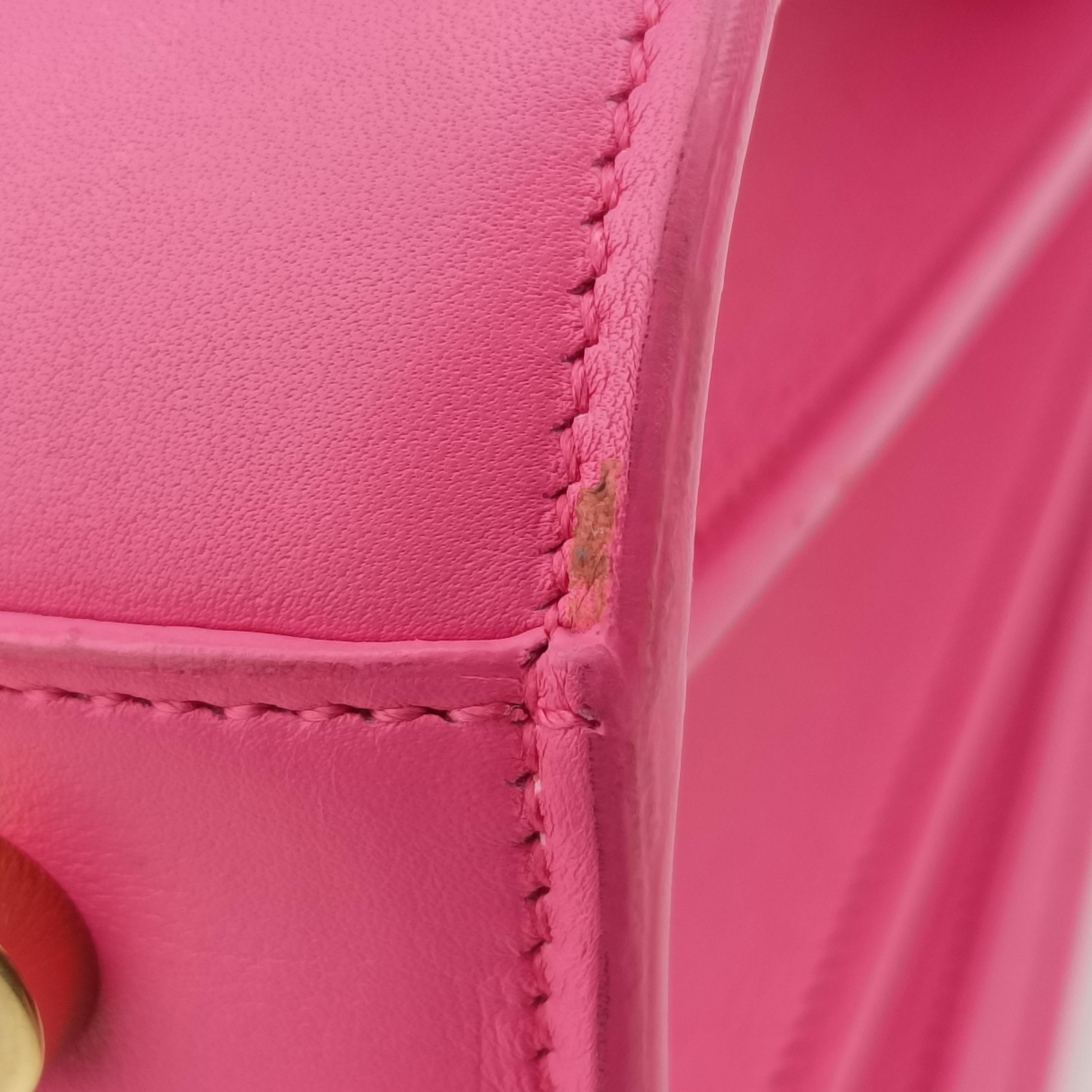 Vintage Yves Saint Laurent SAC DE JOUR Pink Leather 355153 shoulderbag | stylenewstar