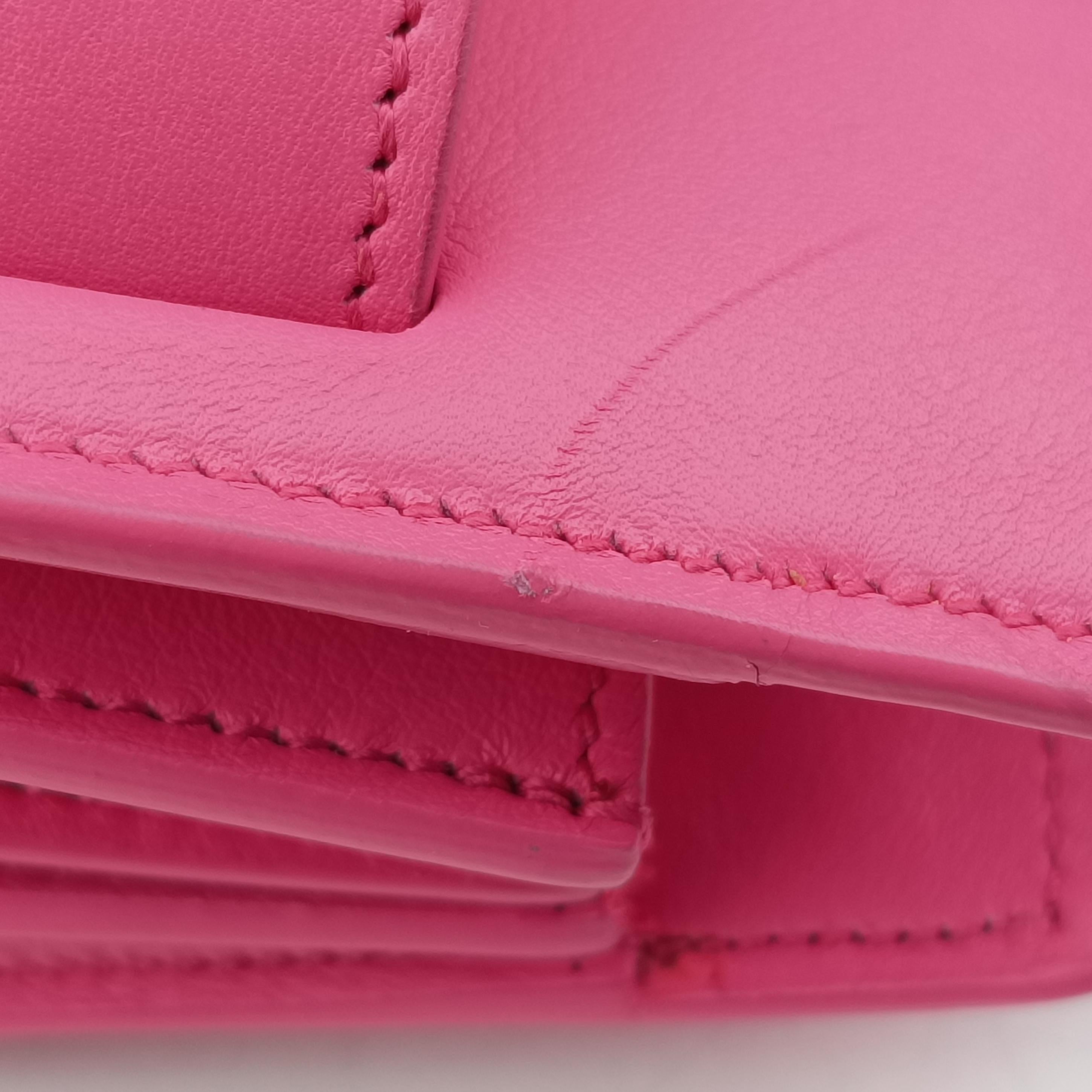 Vintage Yves Saint Laurent SAC DE JOUR Pink Leather 355153 shoulderbag | stylenewstar