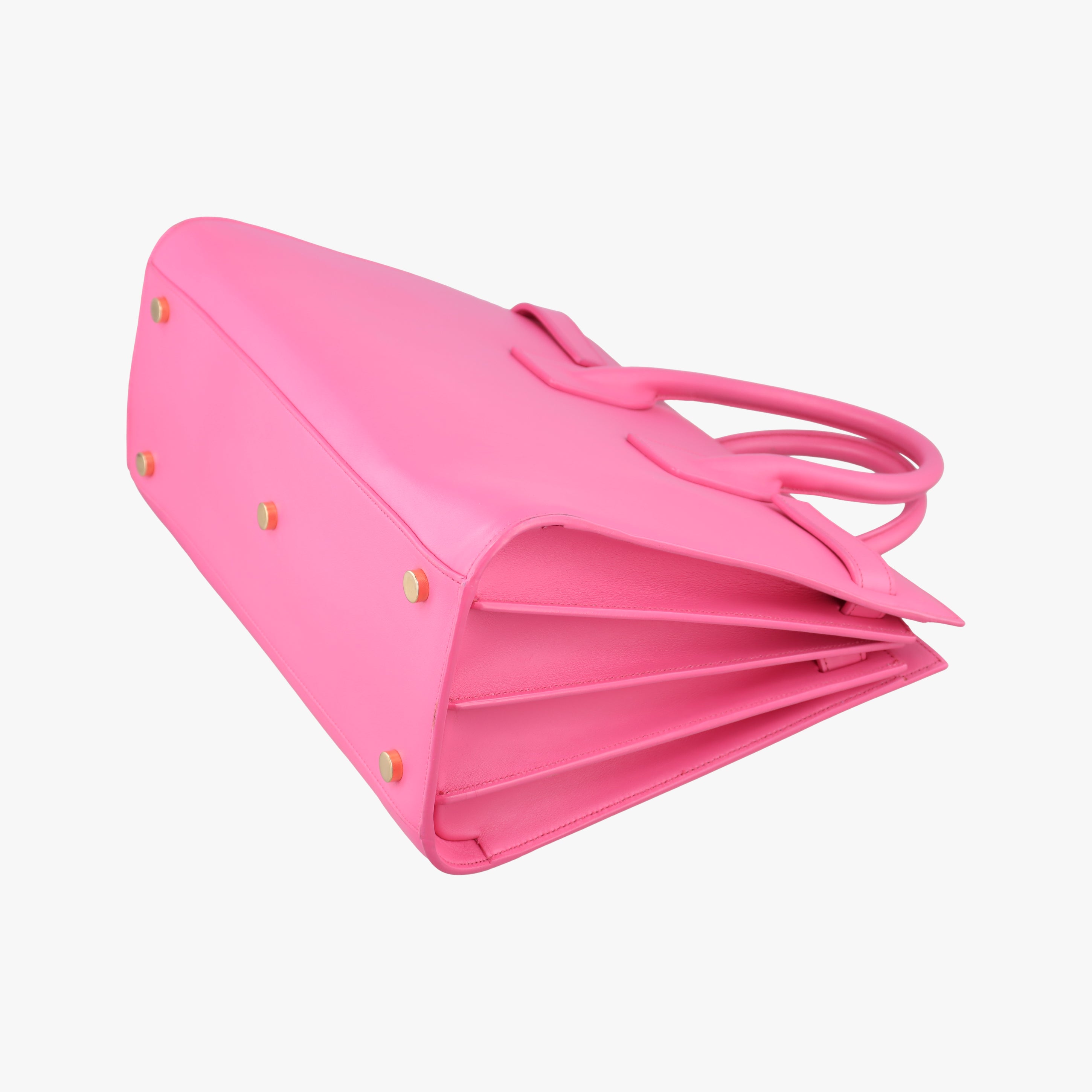 Vintage Yves Saint Laurent SAC DE JOUR Pink Leather 355153 shoulderbag | stylenewstar
