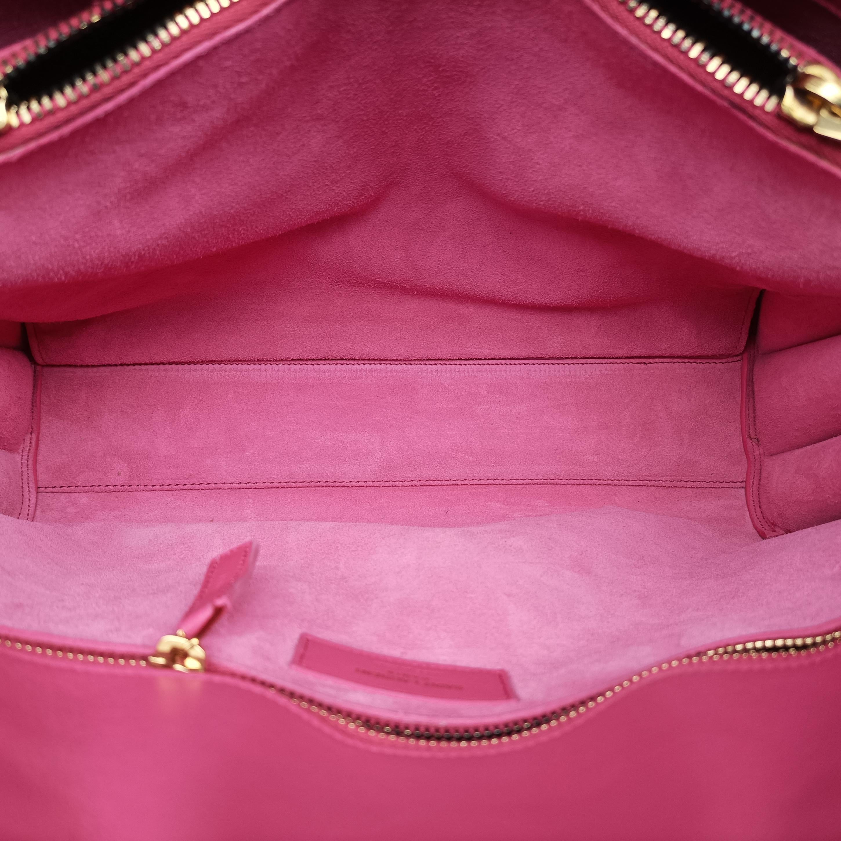 Vintage Yves Saint Laurent SAC DE JOUR Pink Leather 355153 shoulderbag | stylenewstar