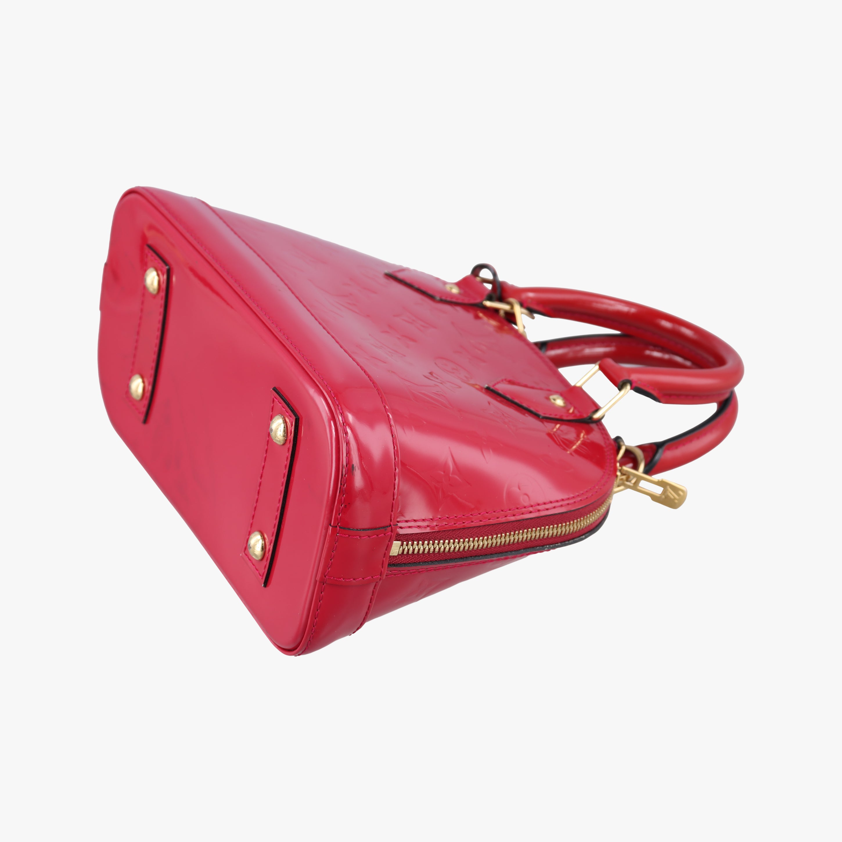 Secondhand Louis Vuitton Alma BB CERISE Vernis M90174 shoulderbag | stylenewstar